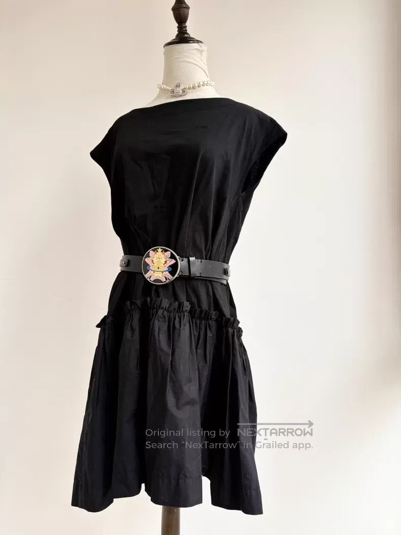 Vivienne Westwood Vivienne Westwood Black Saturn Sleeveless Dress Size M / US 6-8 / IT 42-44 - 2 Thumbnail