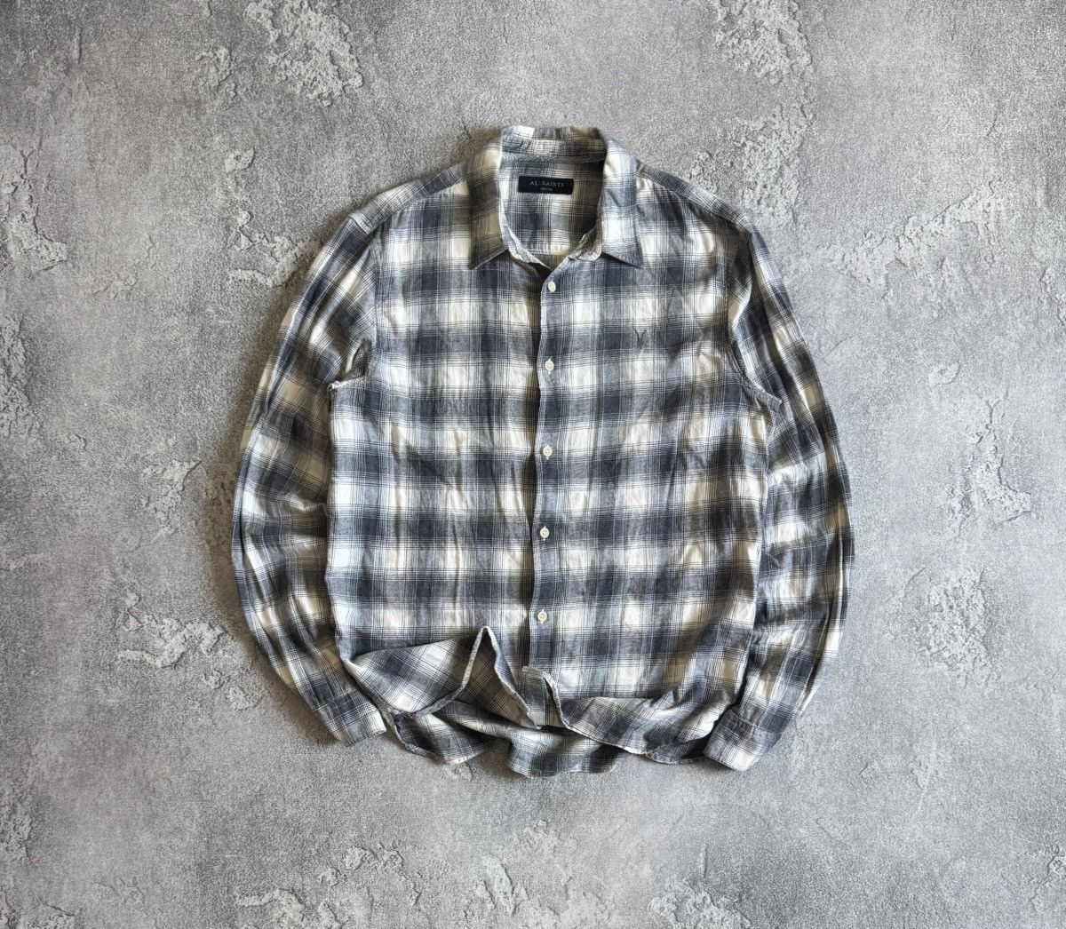 Allsaints AllSaints M Dogwood LS shirt flannel button up long sleeve Size US M / EU 48-50 / 2 - 1 Thumbnail