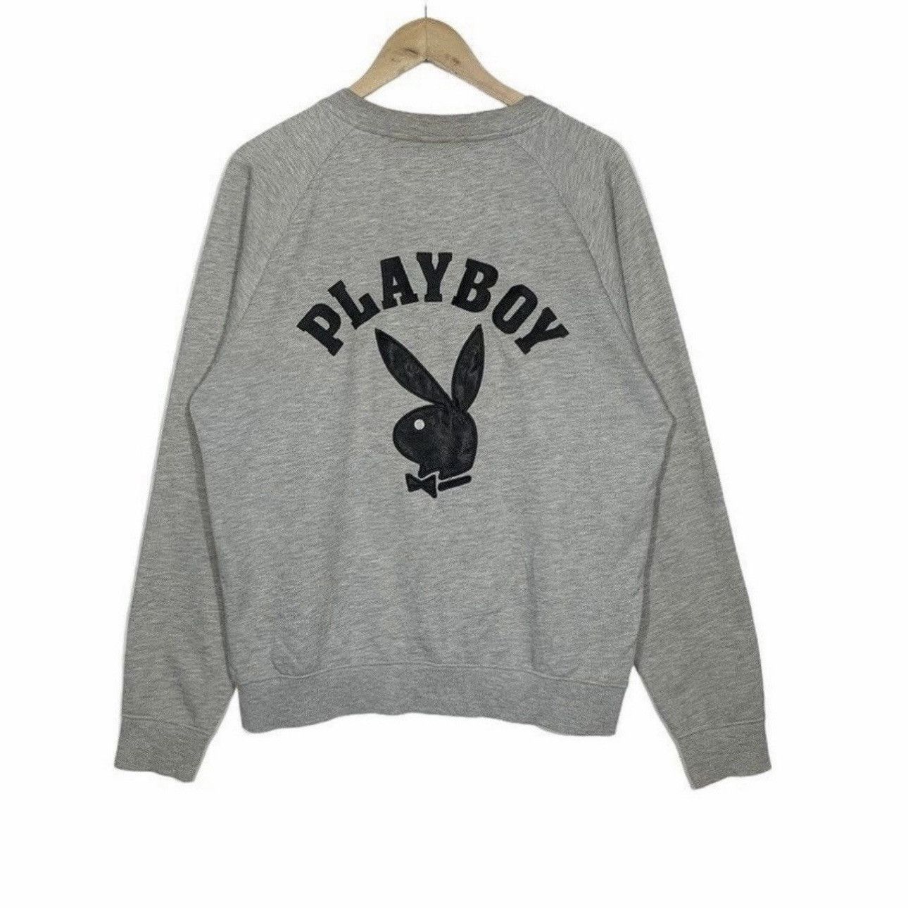 Playboy vintage playboy sweatshirt big logo embroidered Size US XL / EU 56 / 4 - 1 Thumbnail