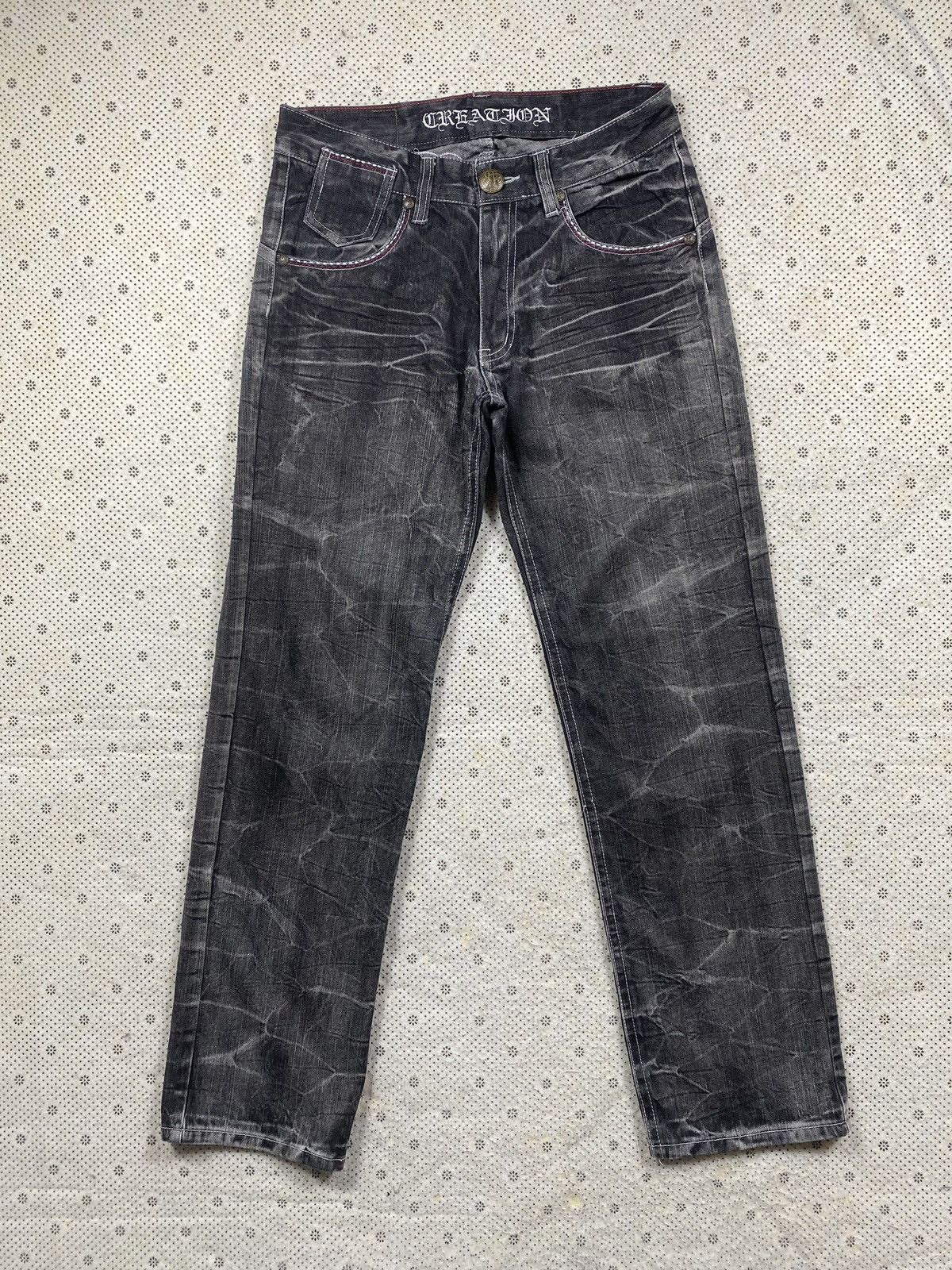 image of Hysteric Glamour x Ppfm Extremely Patina Look Denim By Deluxe Create in Black, Men's (Size 32)