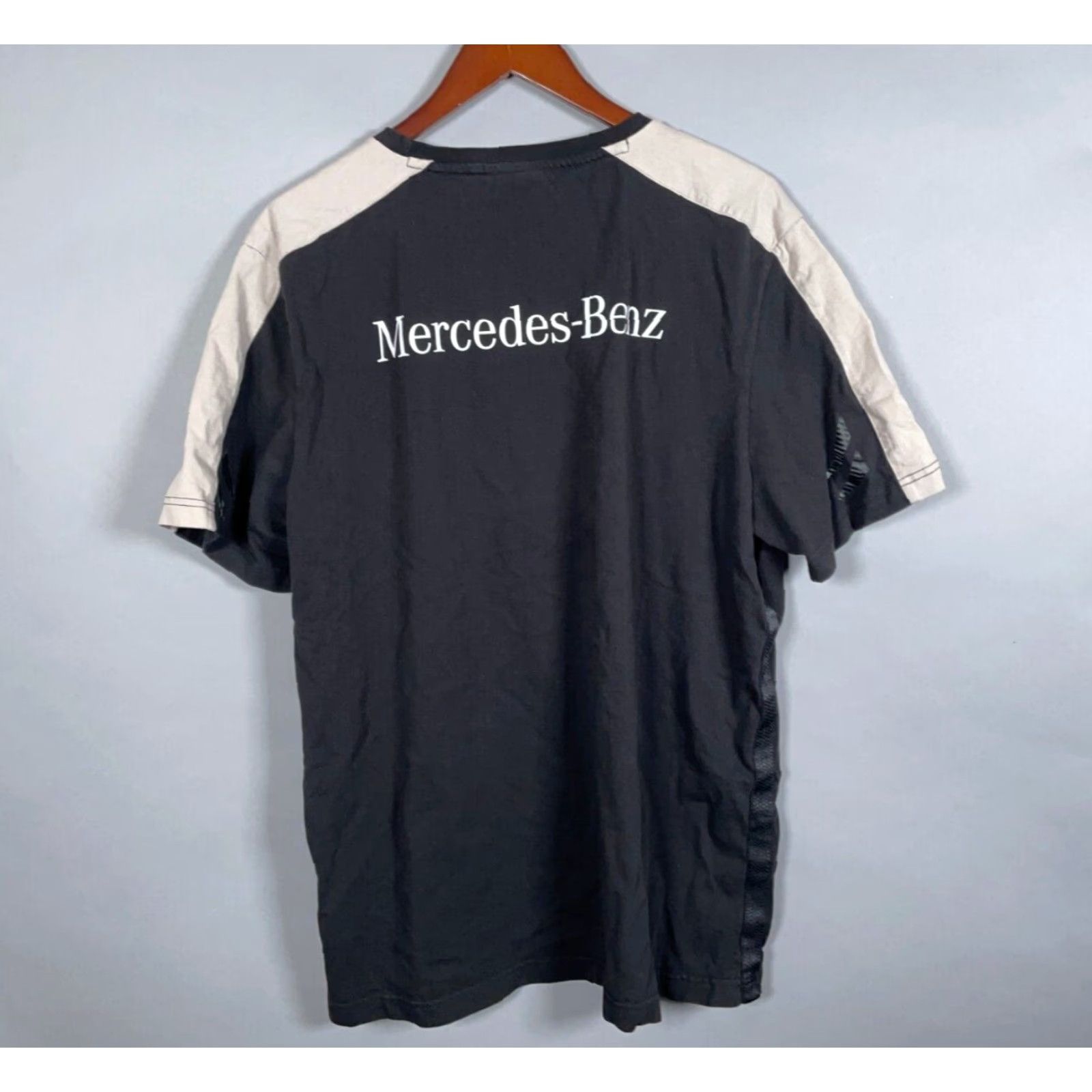 Mercedes-Benz Mercedes-Benz AMG T-Shirt Adult XL Black Gray Graphic Print Double-Sided Slim Fit Mens Size US XL / EU 56 / 4 - 3 Thumbnail