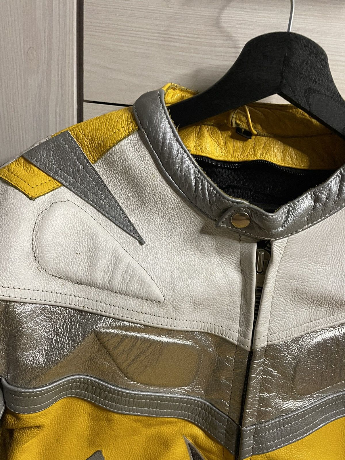 Vintage vintage racing jacket motorsport leather Size US L / EU 52-54 / 3 - 7 Thumbnail