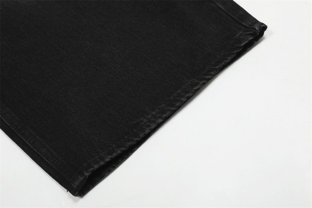 Japanese Brand × Jean Loose hiphop washed trendy embroidered scimitar jeans Size US 34 / EU 50 - 6 Thumbnail