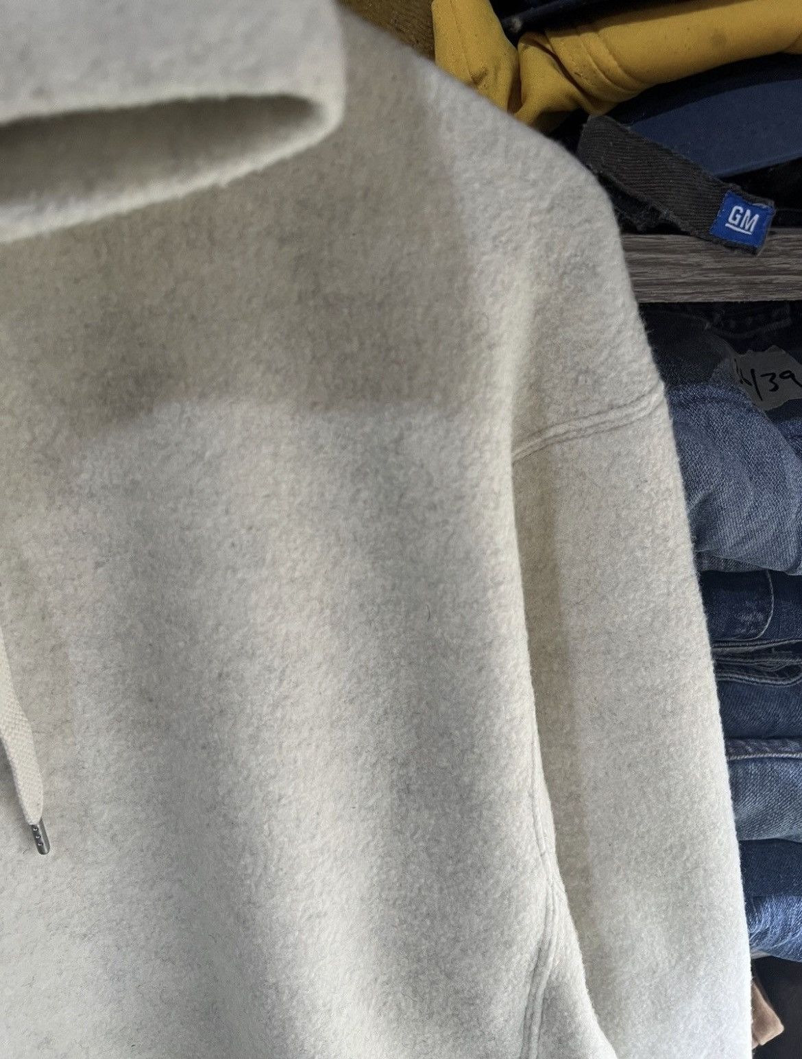 Lemaire × Uniqlo 🔥Uniqlo U Lemaire Mohair Pullover Hoodie Size US L / EU 52-54 / 3 - 6 Thumbnail