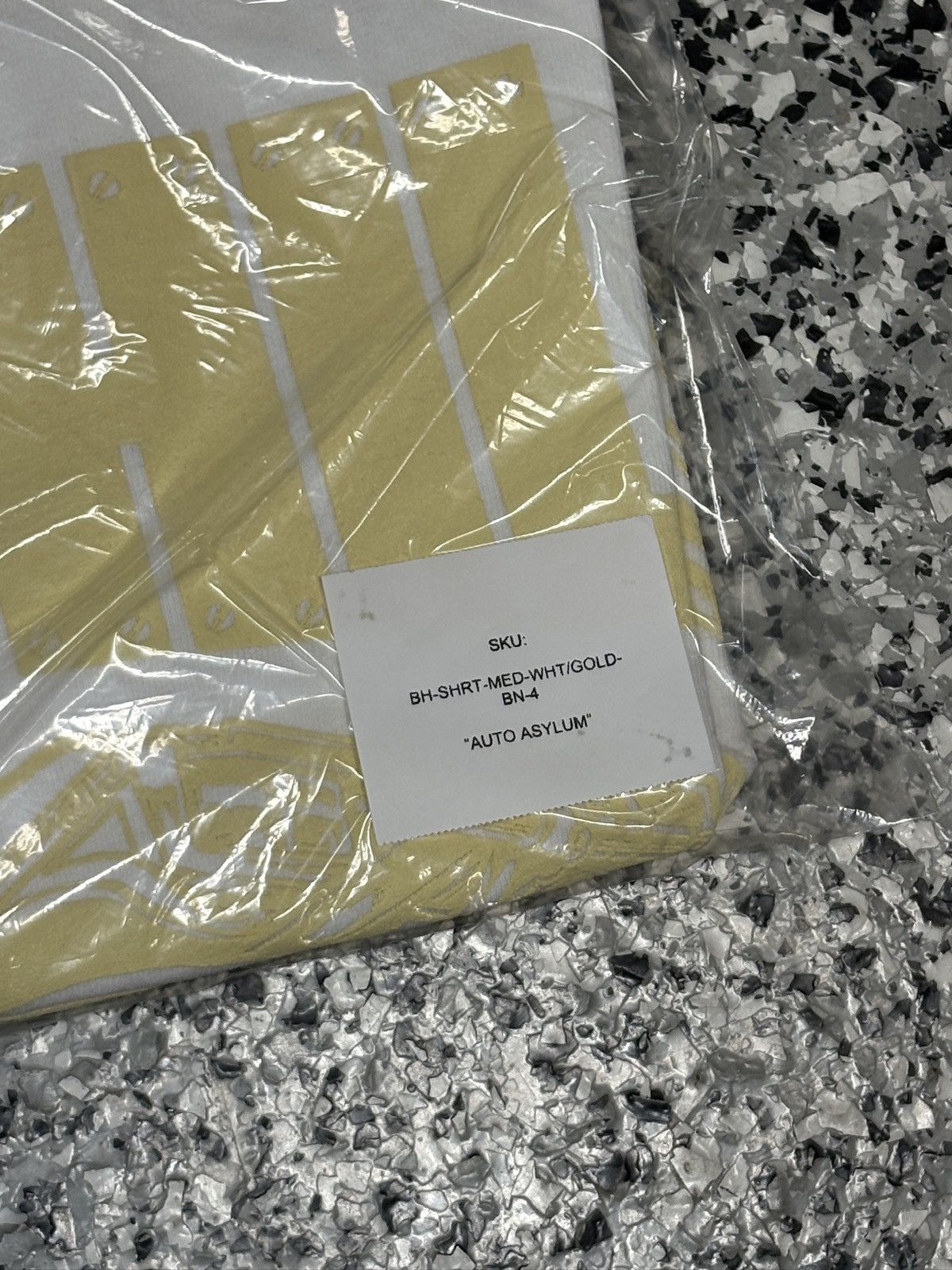 Billy Hill 2022 Billy Hill White/Gold “Auto Asylum” T-Shirt Size M Size US M / EU 48-50 / 2 - 7 Thumbnail