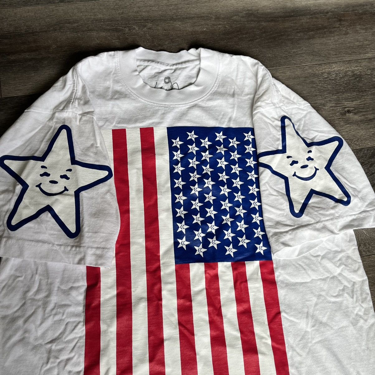 Asspizza Asspizza 50 States Tour American Flag Graphic White T Shirt Size US S / EU 44-46 / 1 - 4 Thumbnail