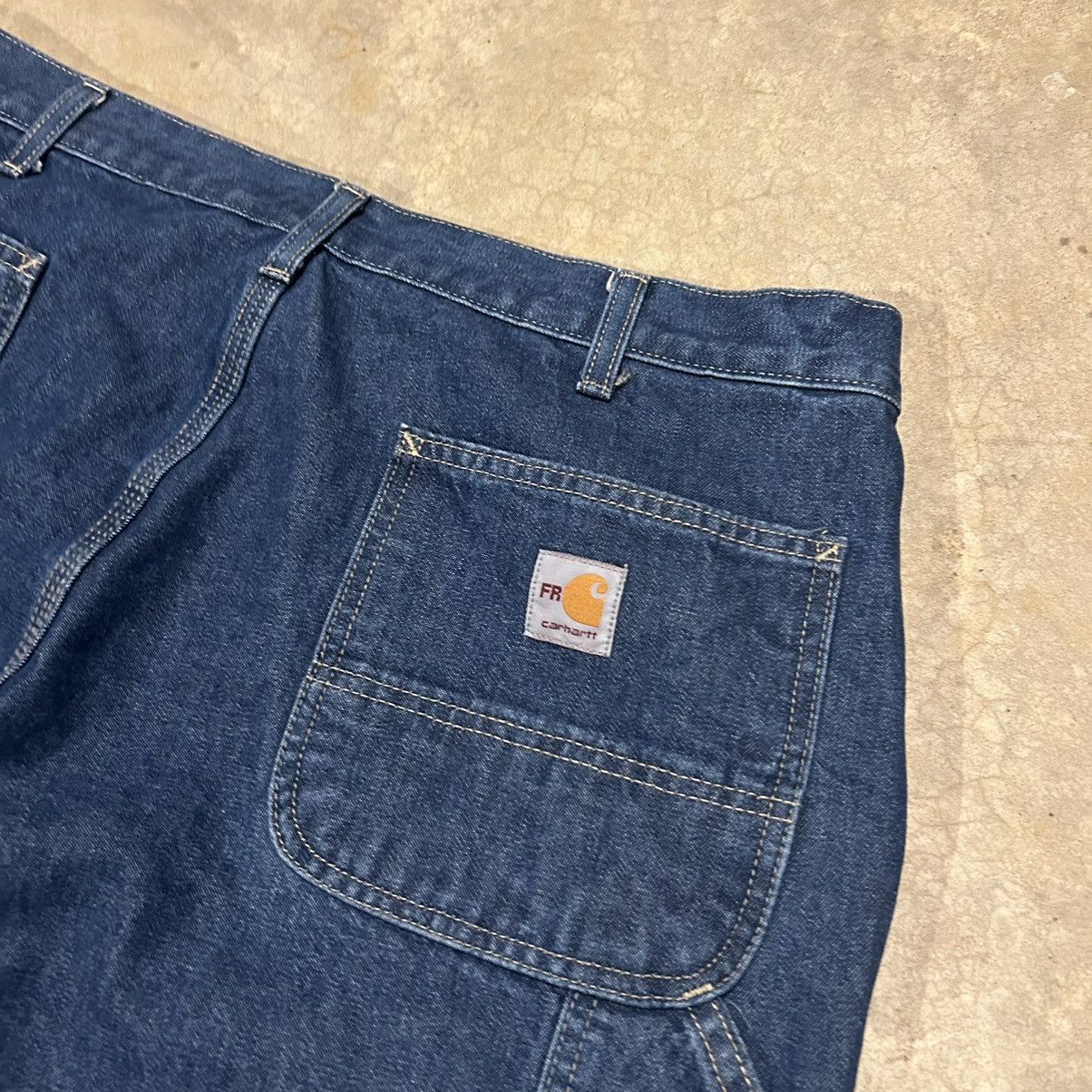 Carhartt × Vintage Essential Vintage Y2K Carhartt Baggy Carpenter Work Jeans Size US 37 - 4 Thumbnail