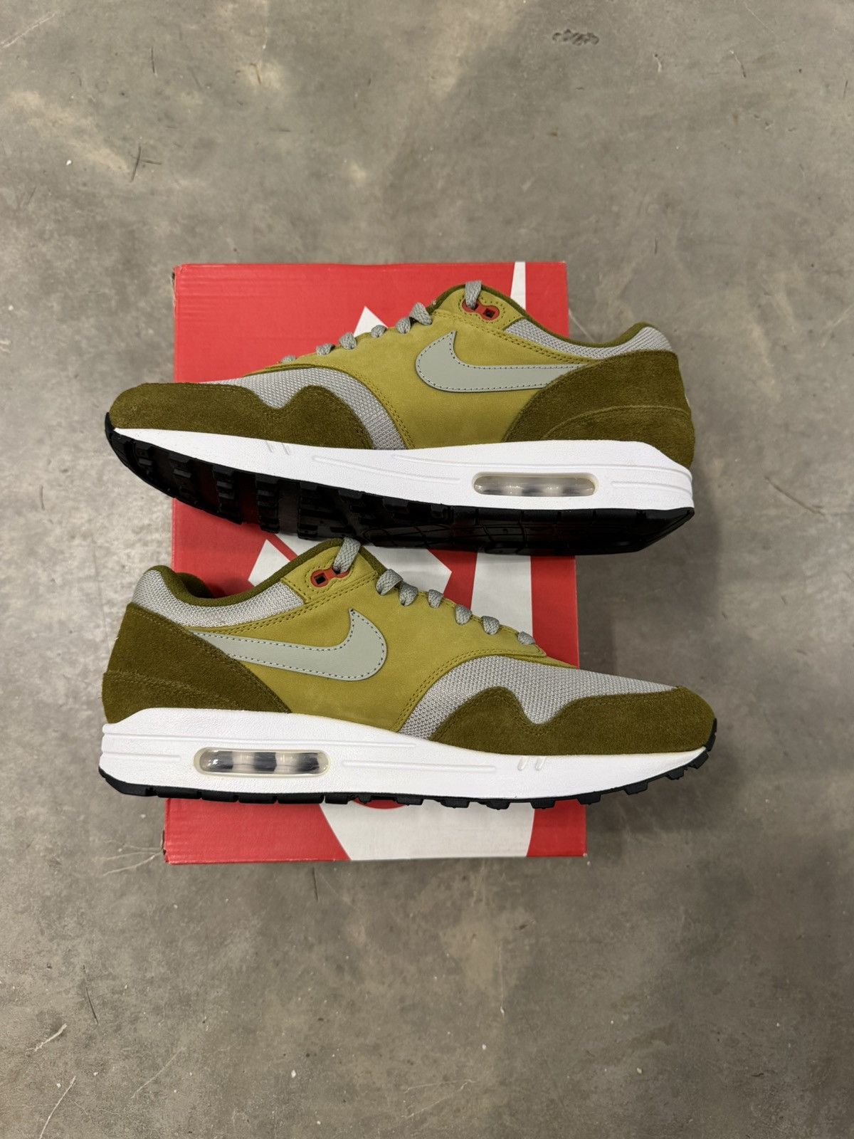 Nike Nike Air Max 1 Premium Retro Green Curry Size 10.5 Size US 10.5 / EU 43-44 - 3 Thumbnail