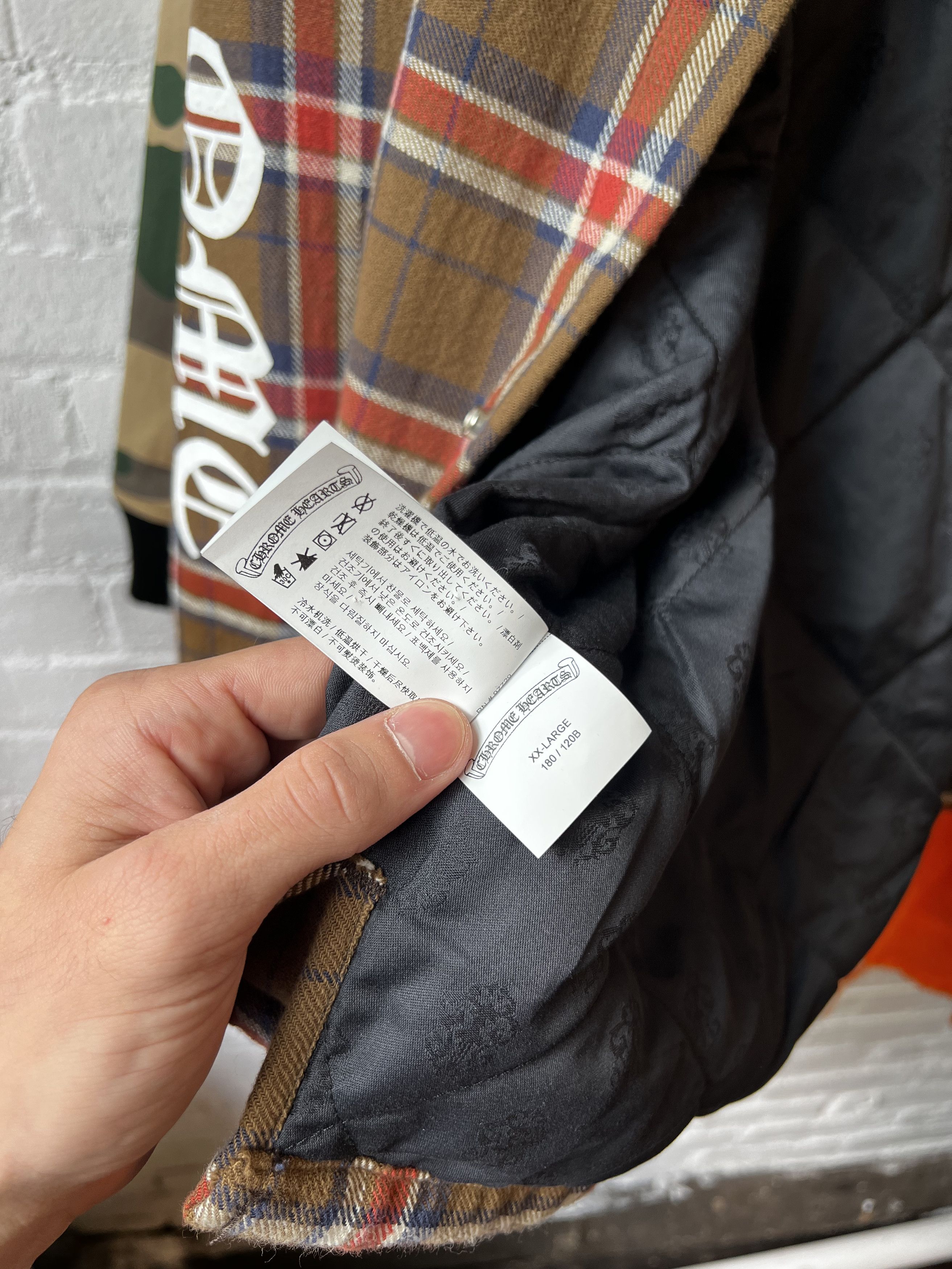 Chrome Hearts Chrome Hearts Flannel XXL Jacket 4G SELLER Size US XXL / EU 58 / 5 - 15 Thumbnail