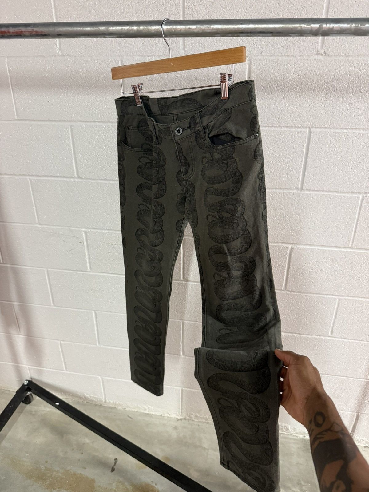 Hysteric Glamour hysteric glamour snake skin denim jeans Size 28" / US 6 / IT 42 - 1 Thumbnail