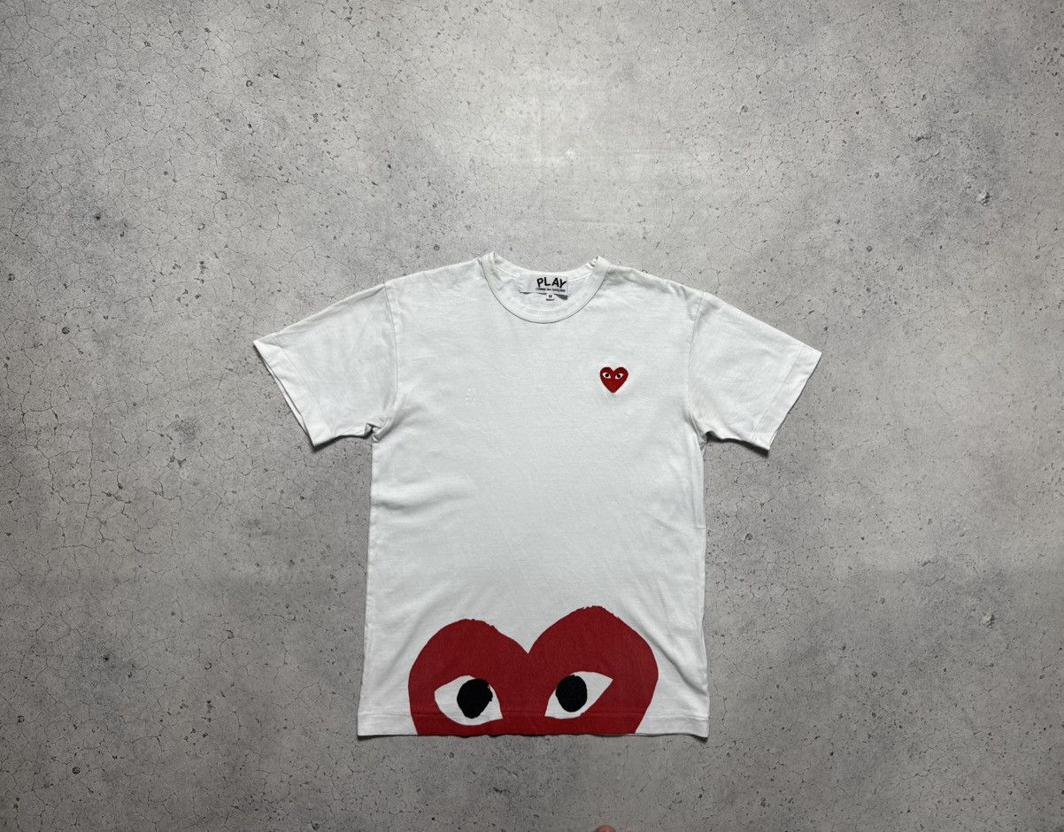 Comme des Garcons PLAY Play Comme des Garcons CDG Luxury T-Shirt Big Logo Size US M / EU 48-50 / 2 - 1 Thumbnail