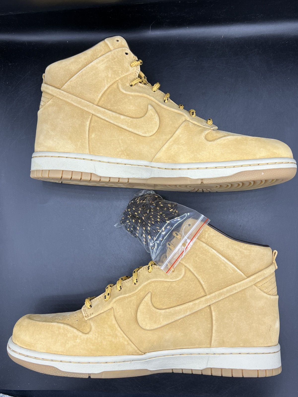 Nike Nike Dunk High Vac Tech Wheat Pack SZ. 11.5 DS OG ALL RARE Size US 11.5 / EU 44-45 - 6 Thumbnail
