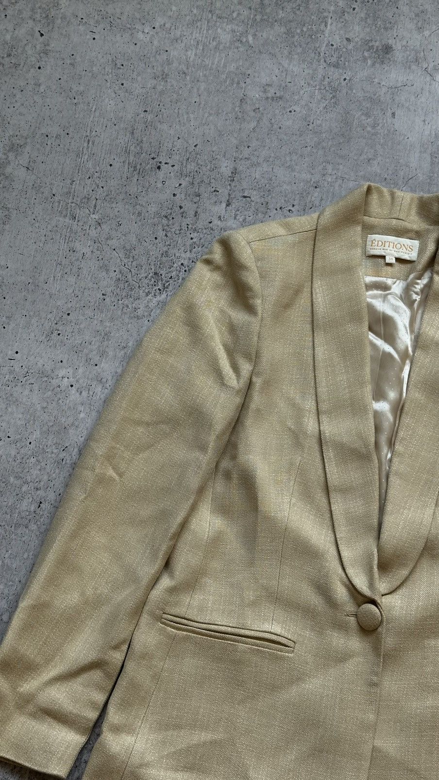 Sezane Women's Editions Sezane Vintage Classic Blazer Size XS / US 0-2 / IT 36-38 - 3 Thumbnail