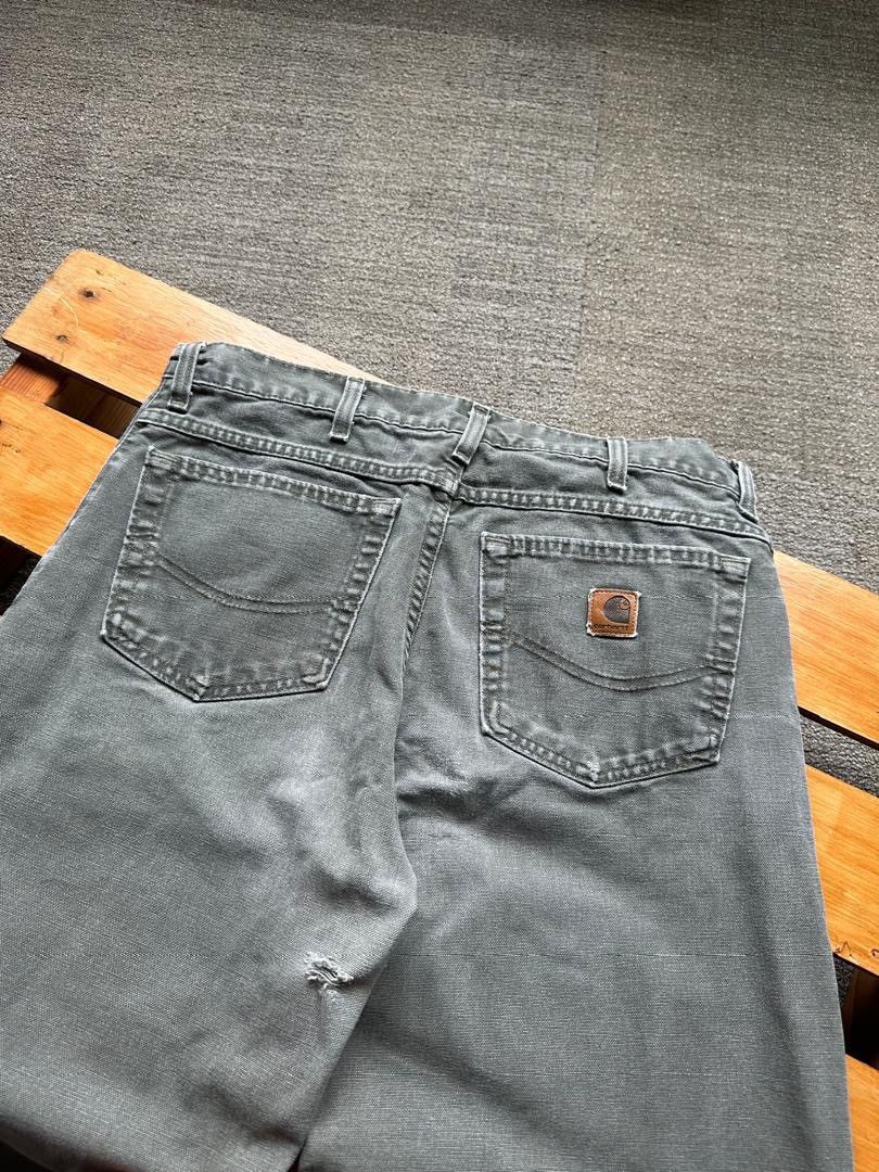 Carhartt CARHARTT OLIVE GREEN JEANS Size US 34 / EU 50 - 3 Thumbnail