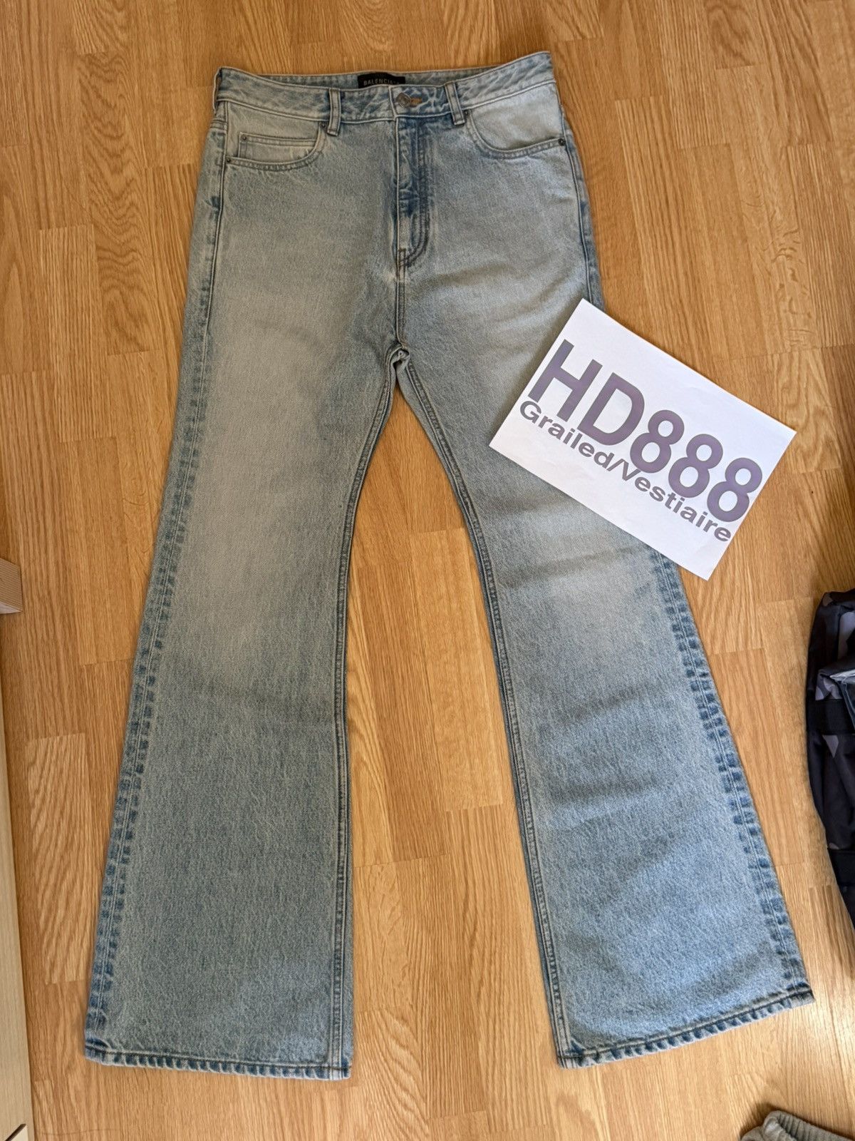Balenciaga BALENCIAGA FLARED DENIM Size US 30 / EU 46 - 1 Thumbnail