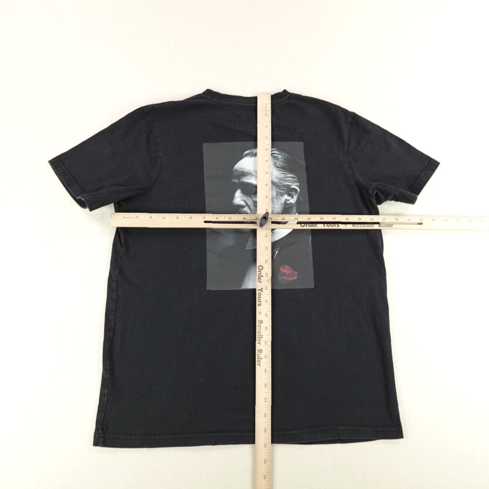 Palace The Godfather Shirt Mens M Black Soe Palace Tee Movie Crew Shirt Vito Corleone Shoe Palace Logo Graphic Print 90s Theme Mens Size US M / EU 48-50 / 2 - 6 Thumbnail