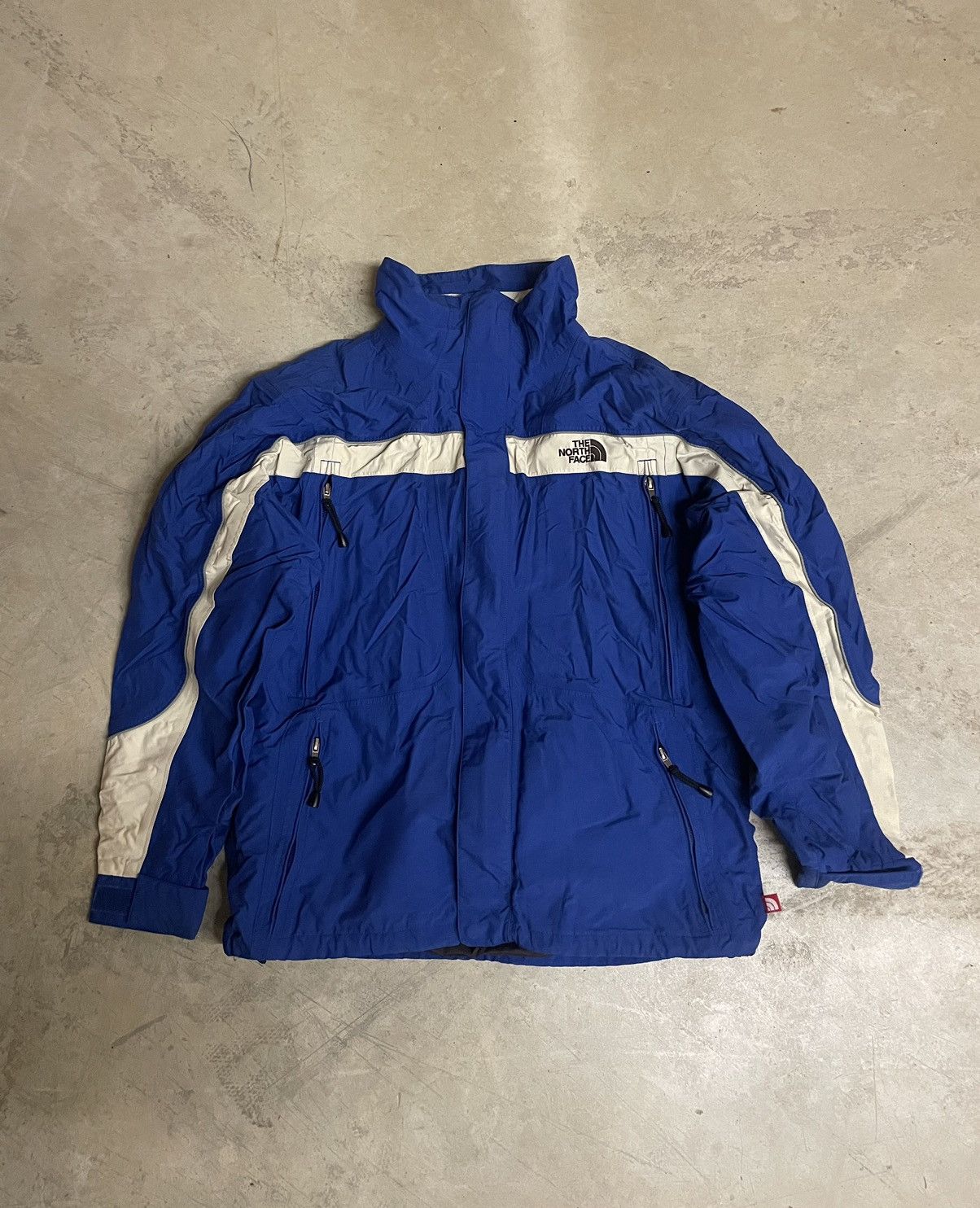 The North Face Vintage Early 00’s The Northface Royal Blue/ Crème Jacket Size US S / EU 44-46 / 1 - 1 Thumbnail