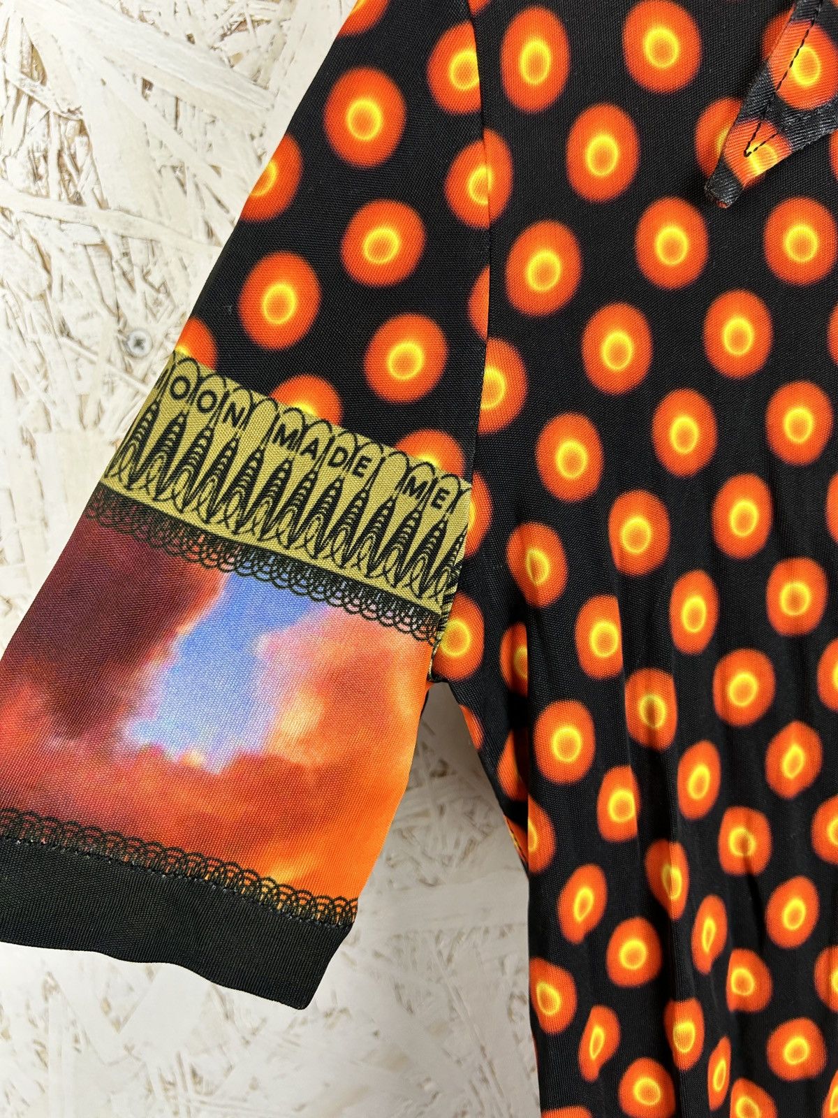 Givenchy Givenchy Solar Eclipse Print Jersey Button Up Shirt 40 Size S / US 4 / IT 40 - 3 Thumbnail
