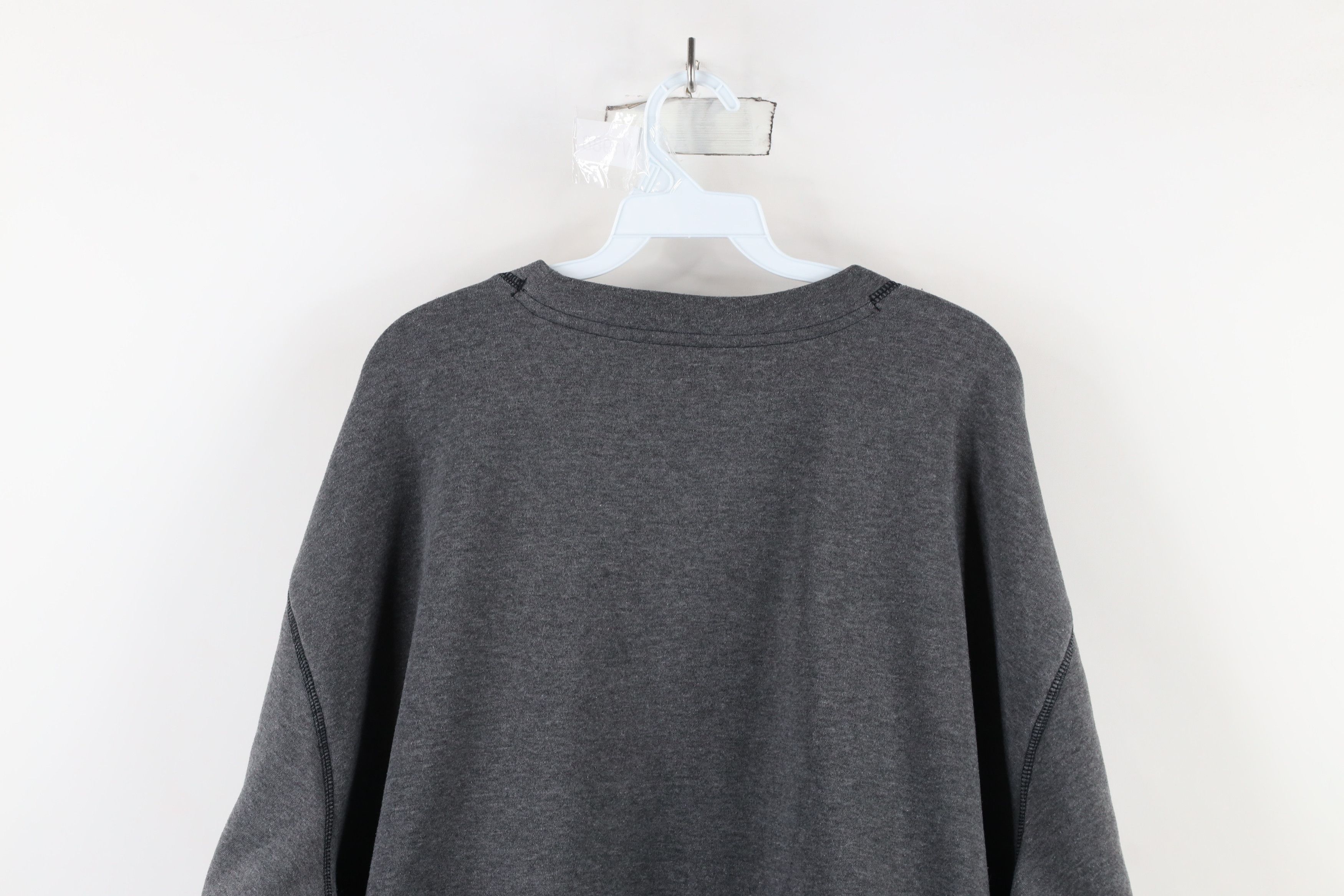 Reebok × Vintage Vintage Reebok Spell Out Crewneck Sweatshirt Heather Gray Size US XXL / EU 58 / 5 - 10 Thumbnail