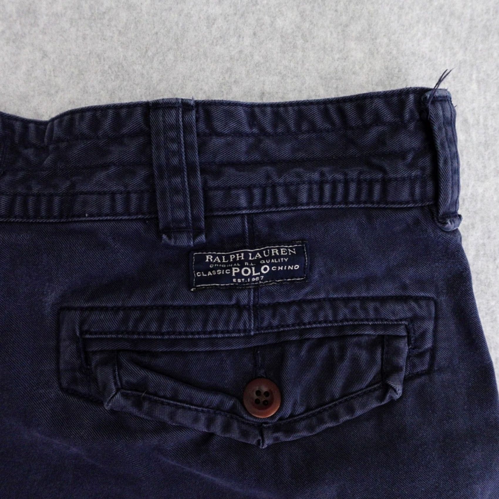 Polo Ralph Lauren VINTAGE Polo Ralph Lauren Shorts Adult Size 36 Cargo Navy Blue w Pockets Size US M / EU 48-50 / 2 - 4 Thumbnail