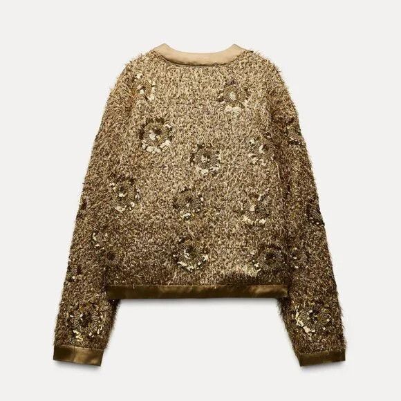 Zara RARE!!! ZARA Sequined Cardigan Size XL / US 12-14 / IT 48-50 - 9 Thumbnail