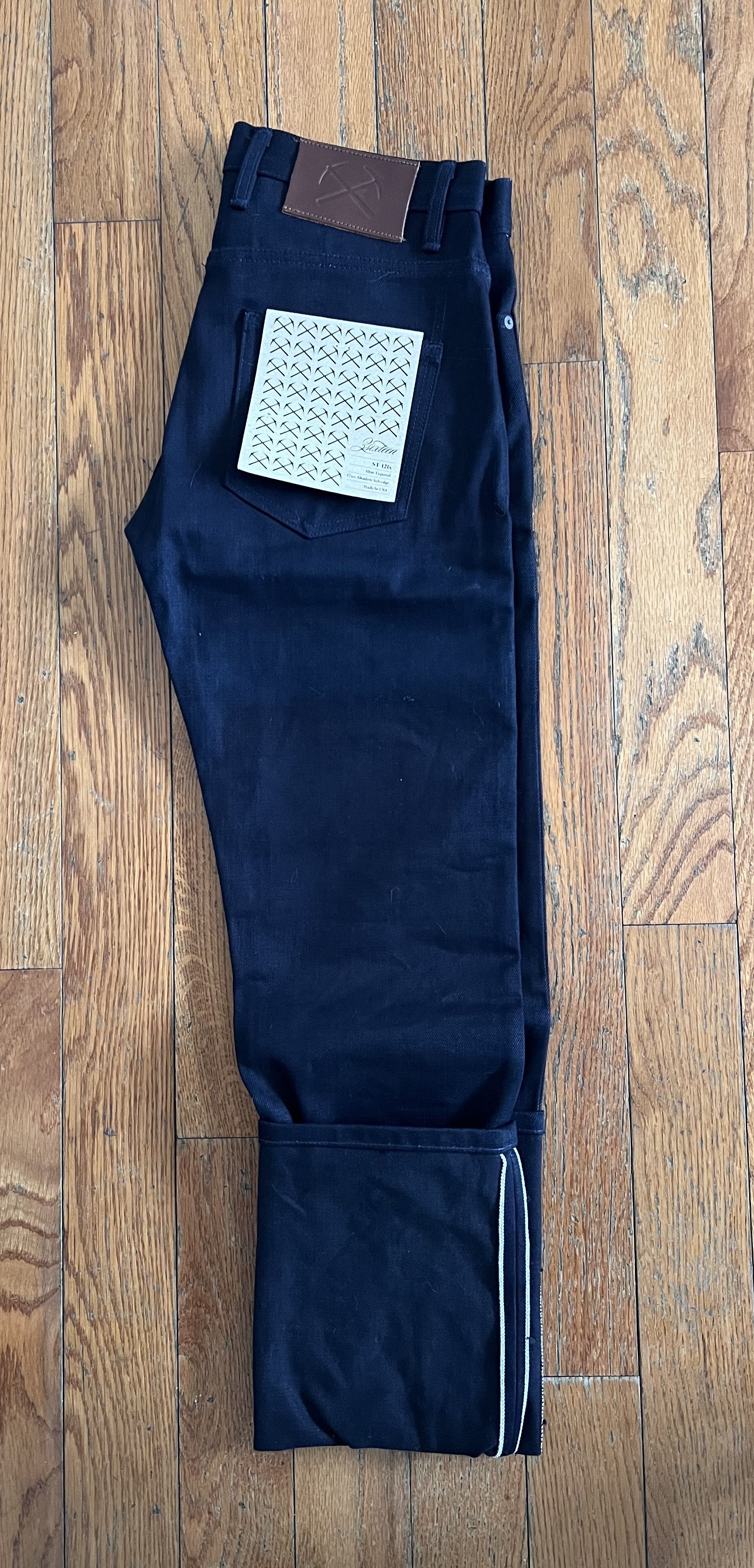 3sixteen NEW 3sixteen men’s ST-121x shadow selvedge raw denim 17oz Size US 32 / EU 48 - 2 Thumbnail