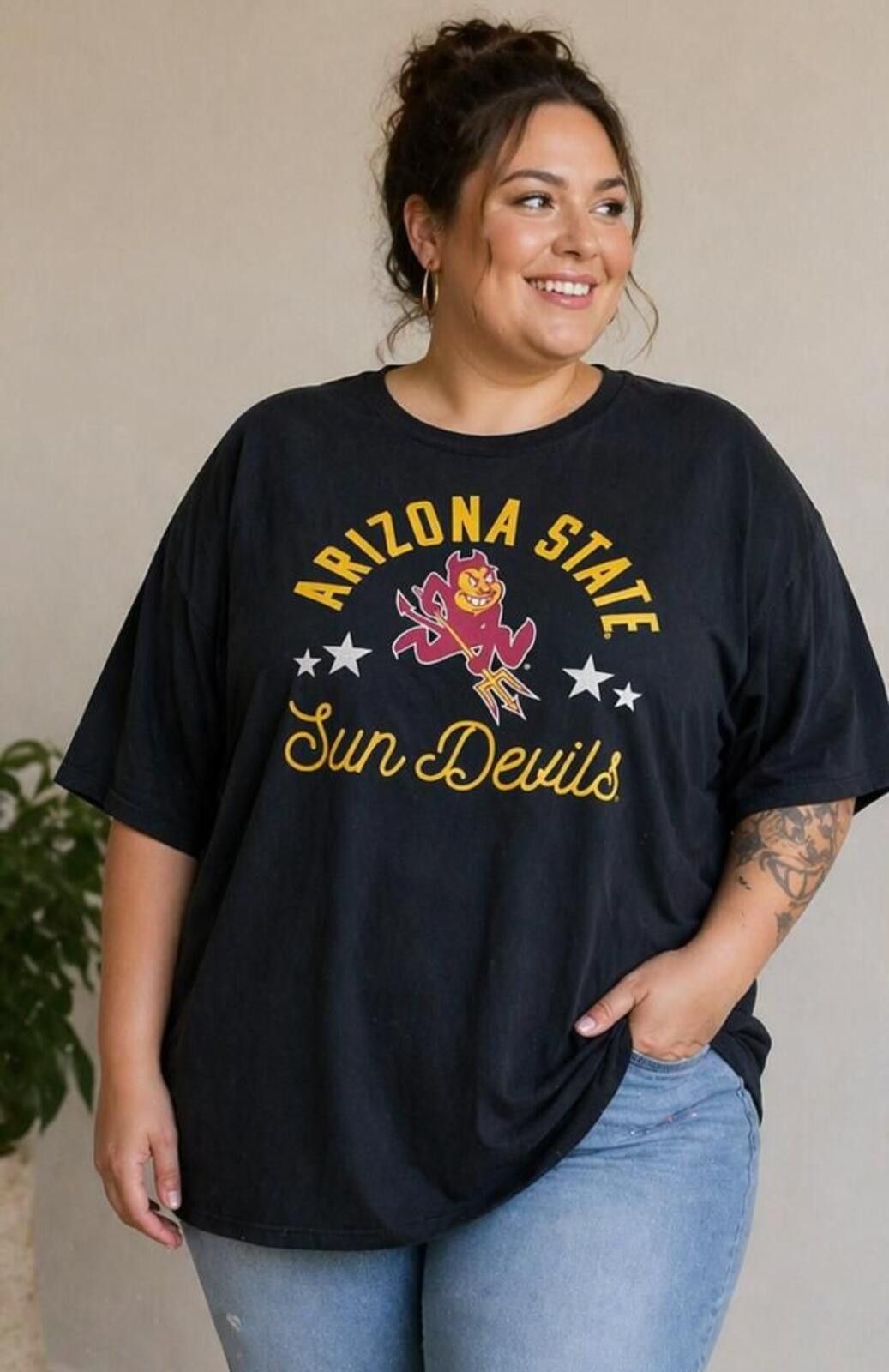 Other Arizona State Sun Devils Black Graphic T Shirt Plus Size 3X Size 3XL / US 20-22 - 1 Thumbnail