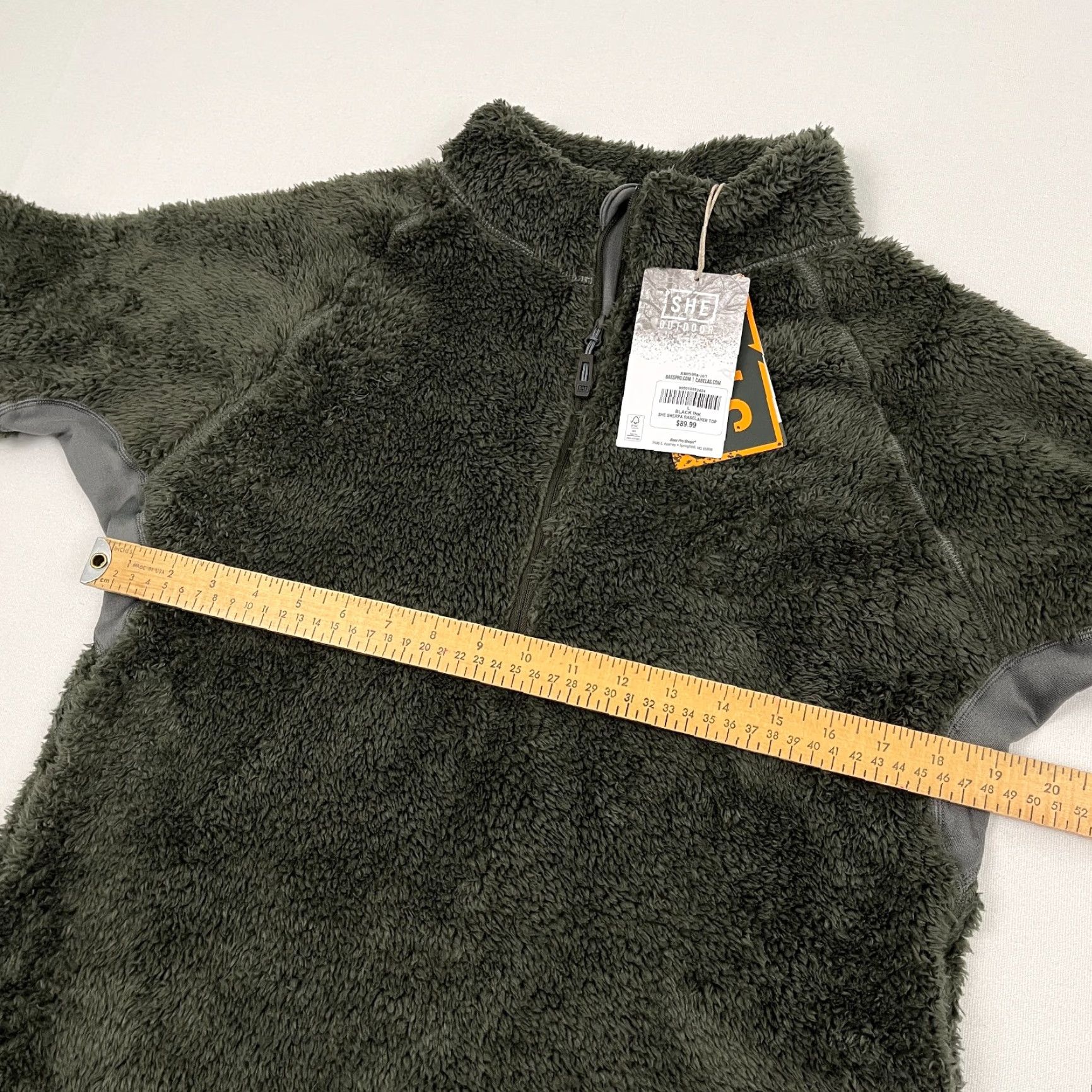 Layer 8 SHE Outdoor Sherpa Jacket Womens L Black Ink Gray Base Layer Hunting Outdoor NEW Jacket Size M / US 6-8 / IT 42-44 - 5 Thumbnail