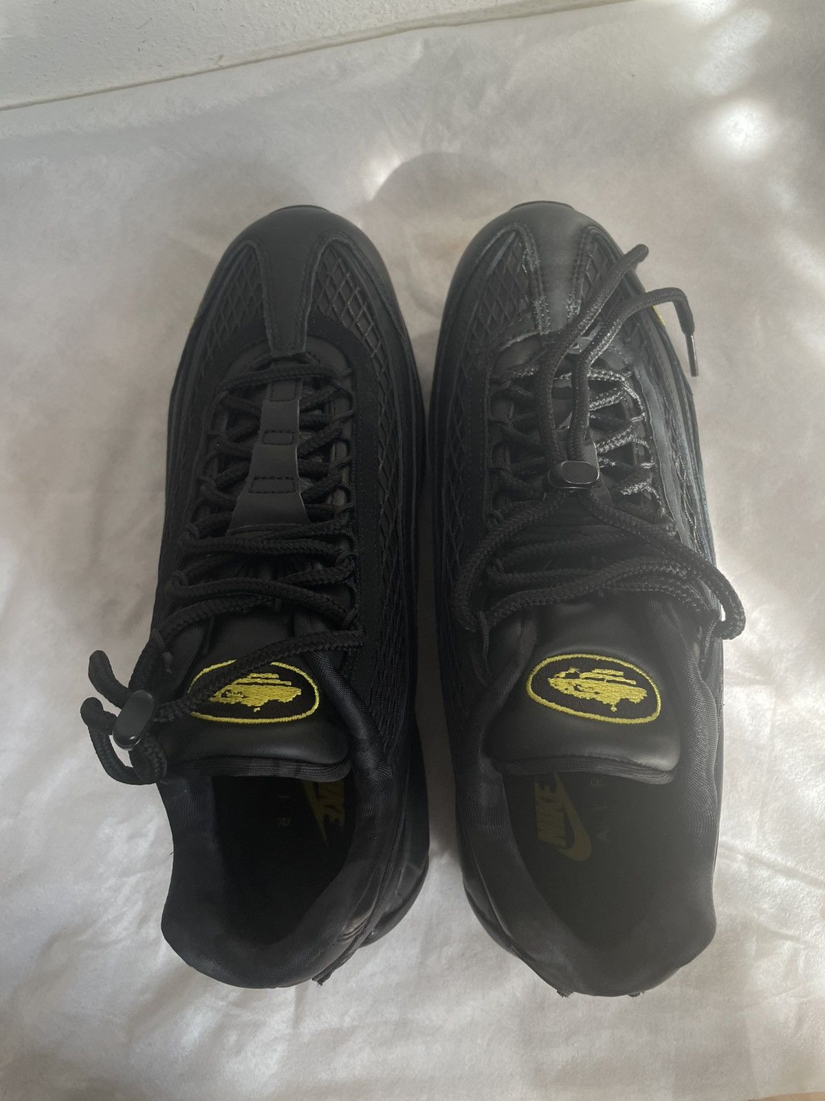 Corteiz × Designer × Nike Nike x Corteiz Air Max 95 Honey Black Size US 9 / EU 42 - 7 Thumbnail