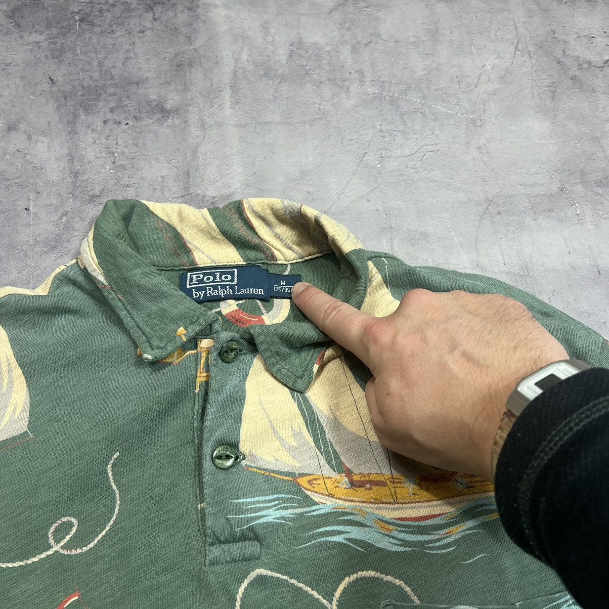 Polo Ralph Lauren Rare! Polo Ralph Lauren Sailboats Overprint Vintage ...