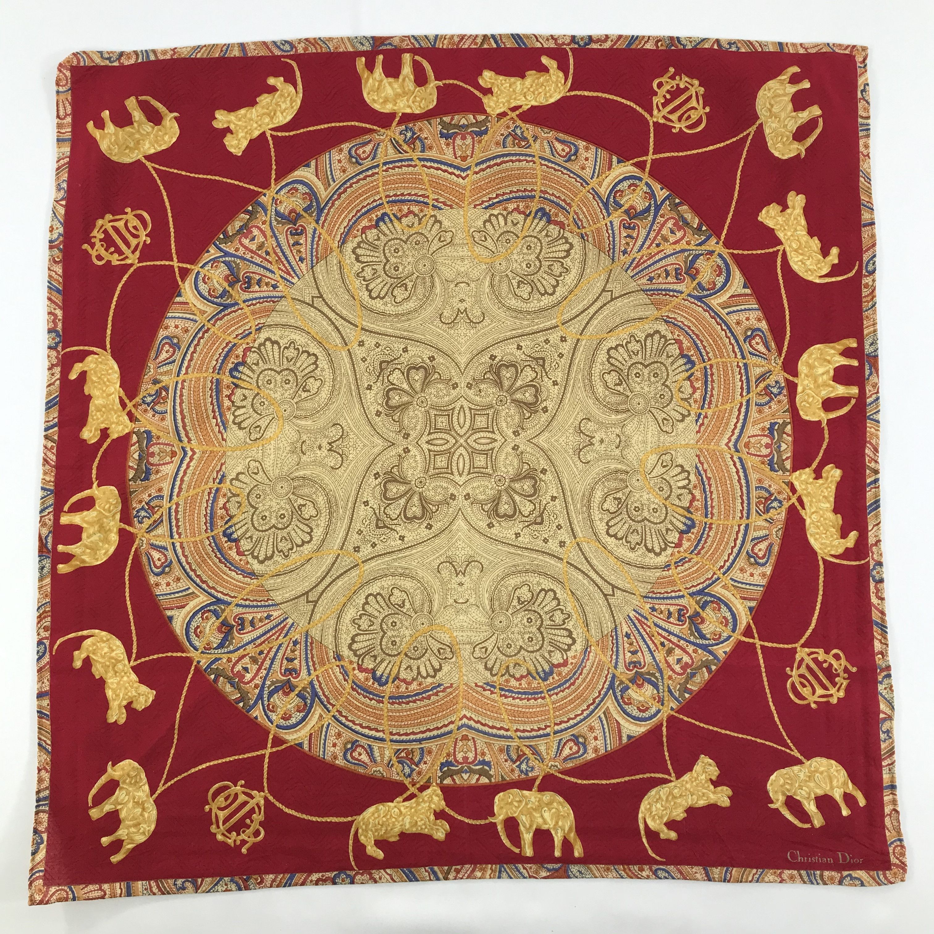 Vintage Christian Dior Neckerchief / Bandana / Handkerchief Size ONE SIZE - 3 Thumbnail