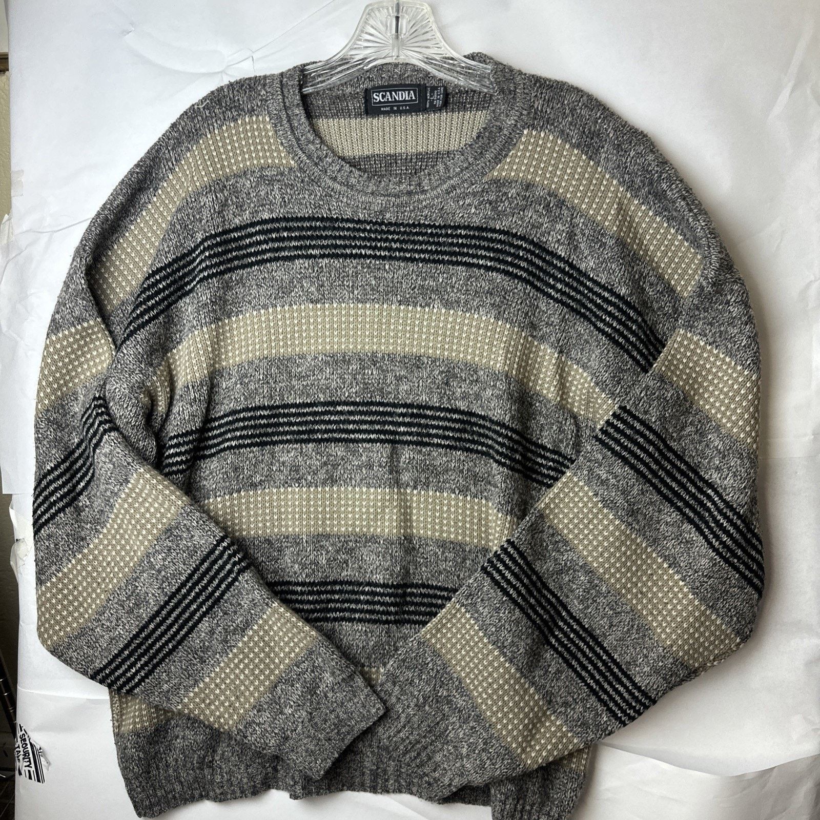 Other Scandia Gray Black Sweater Mens size Large Size US L / EU 52-54 / 3 - 1 Thumbnail