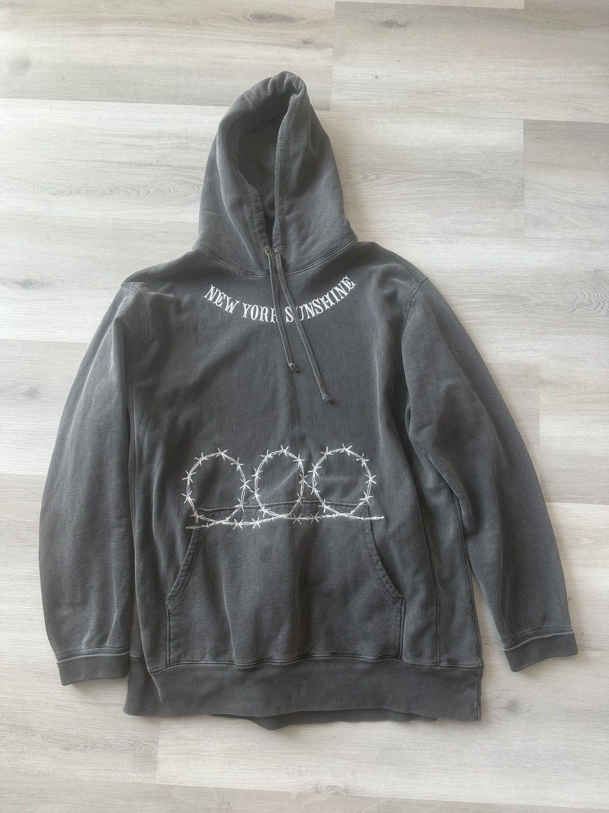 New York Sunshine New York Sunshine Barbwire Hoodie Size US XXL / EU 58 / 5 - 1 Thumbnail