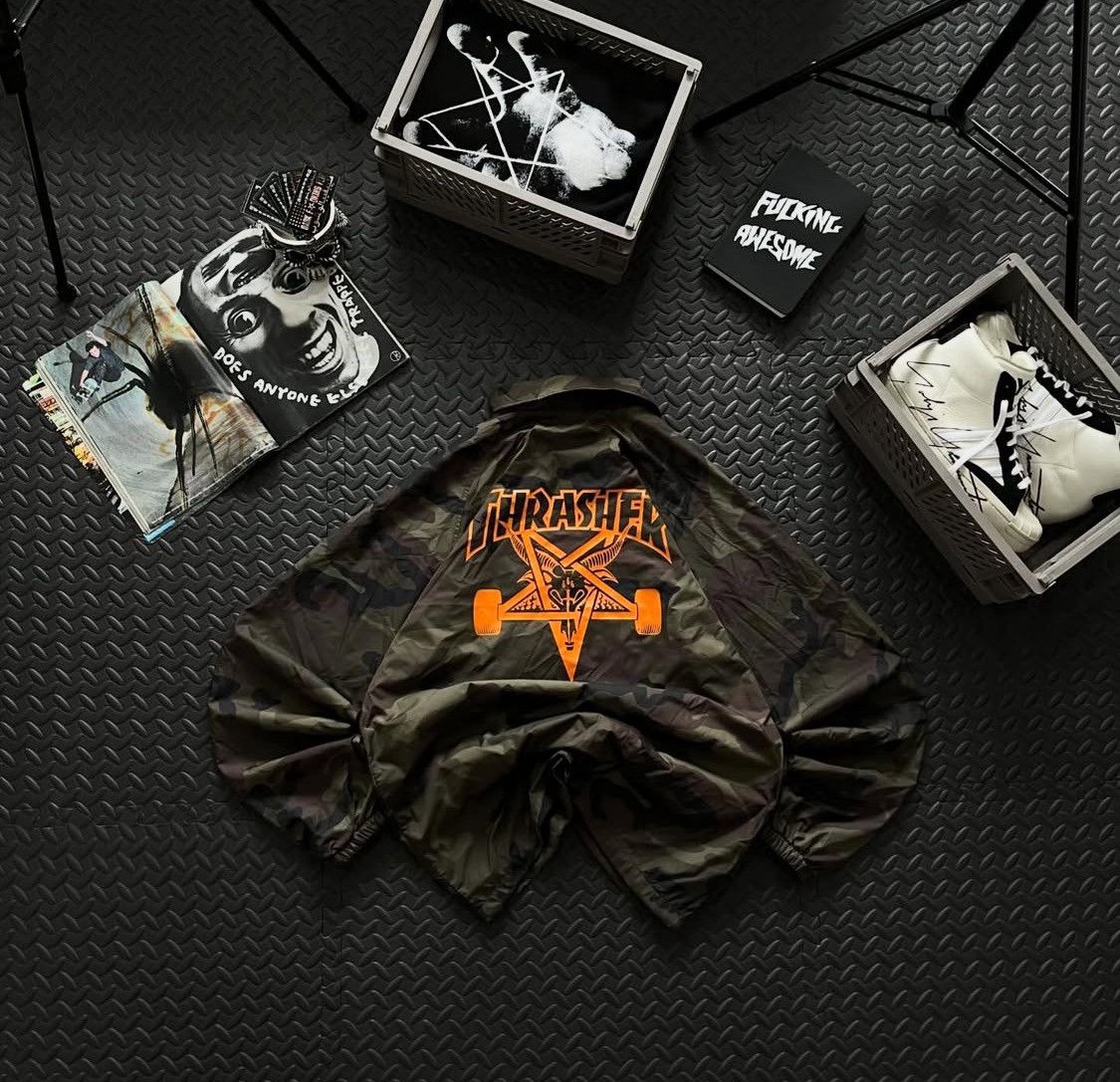 Thrasher THRASHER CAMO SKATEGOAT JACKET Size US M / EU 48-50 / 2 - 1 Thumbnail