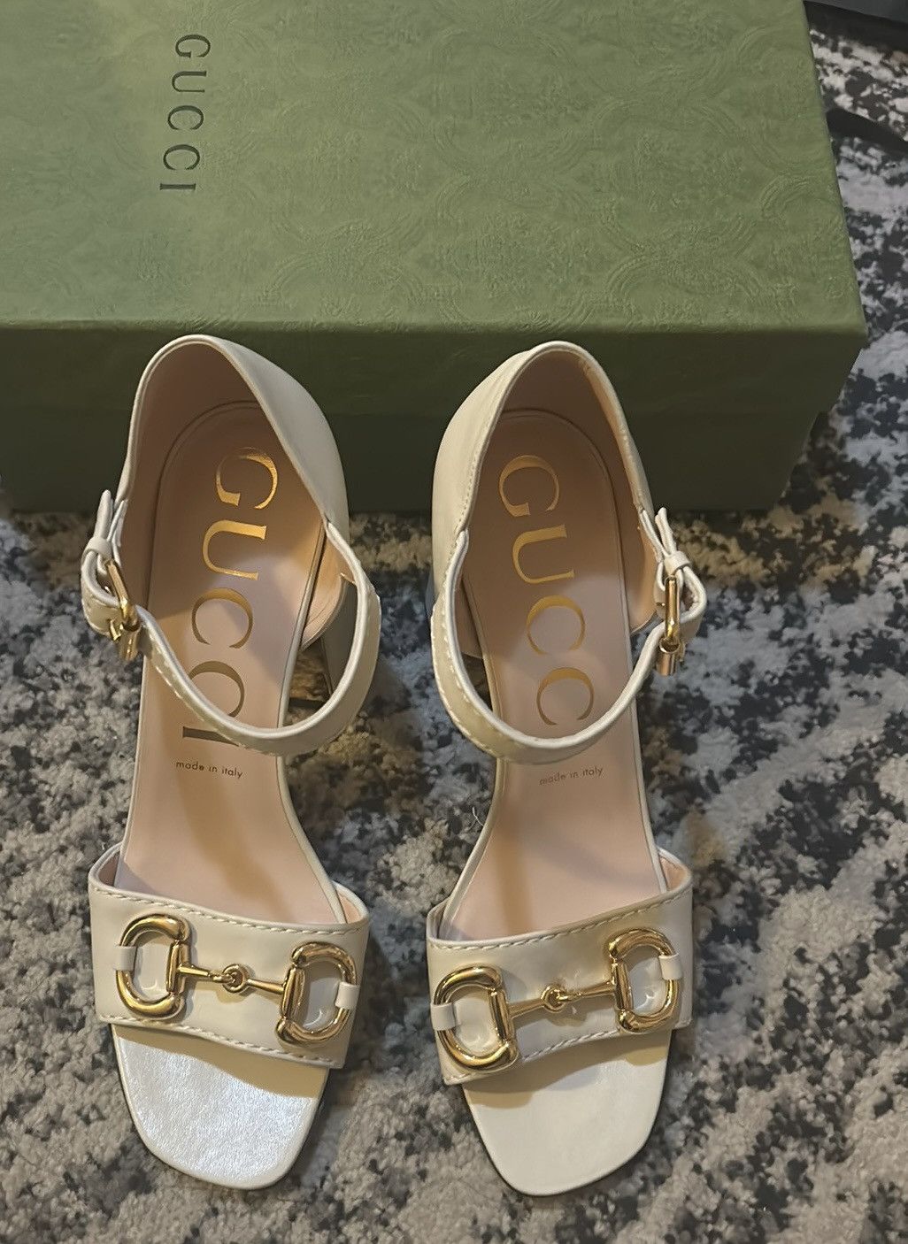Gucci Gucci Horsebit Block Heel Sandals size 40 Size US 10 / IT 40 - 4 Thumbnail