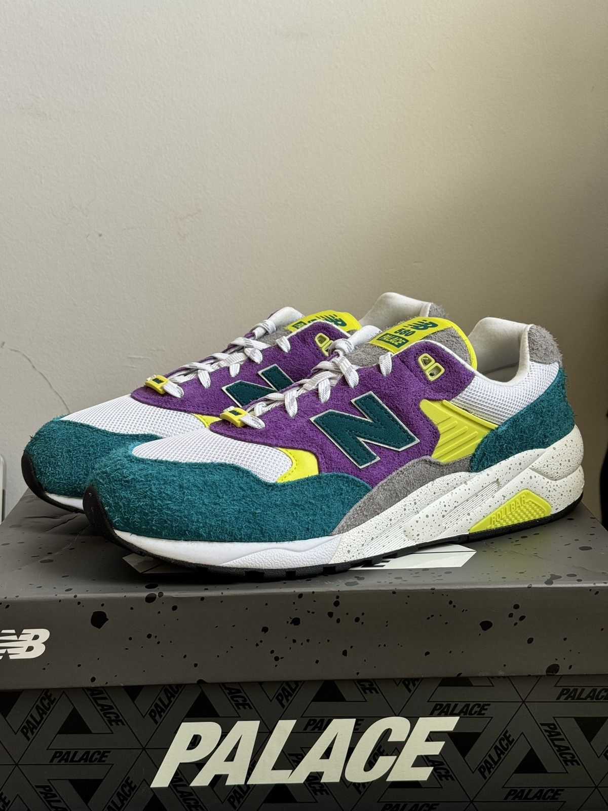 New Balance × Palace New Balance x Palace 580 (MT580PC) Green/Purple - Size 13 Size US 13 / EU 46 - 1 Thumbnail