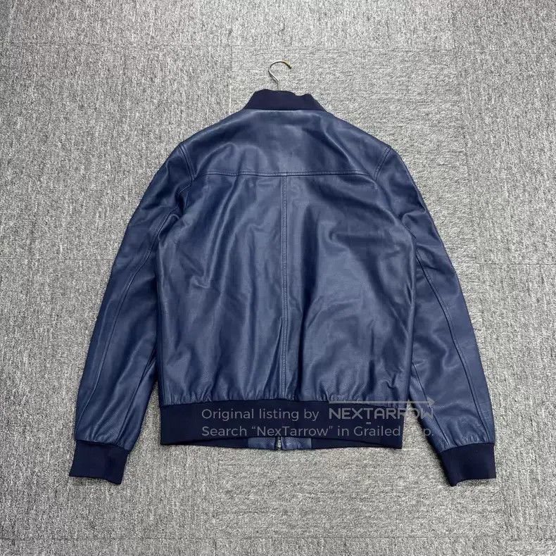 Loro Piana Loro Piana Deep Blue Leather Jacket Size US S / EU 44-46 / 1 - 2 Thumbnail