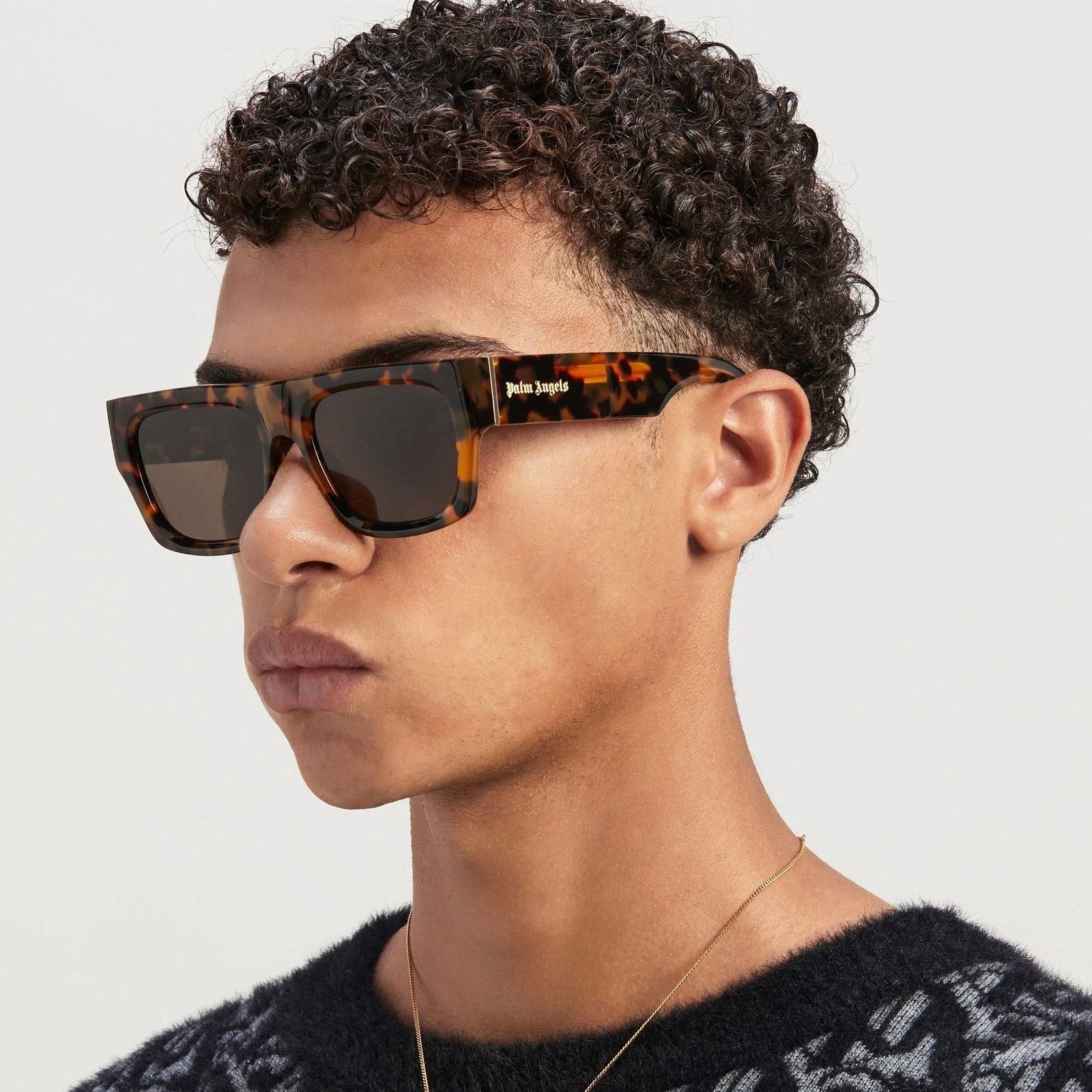 Palm Angels New! PALM ANGELS Pixley Sunglasses PERI049 6064, Authentic Size ONE SIZE - 4 Thumbnail