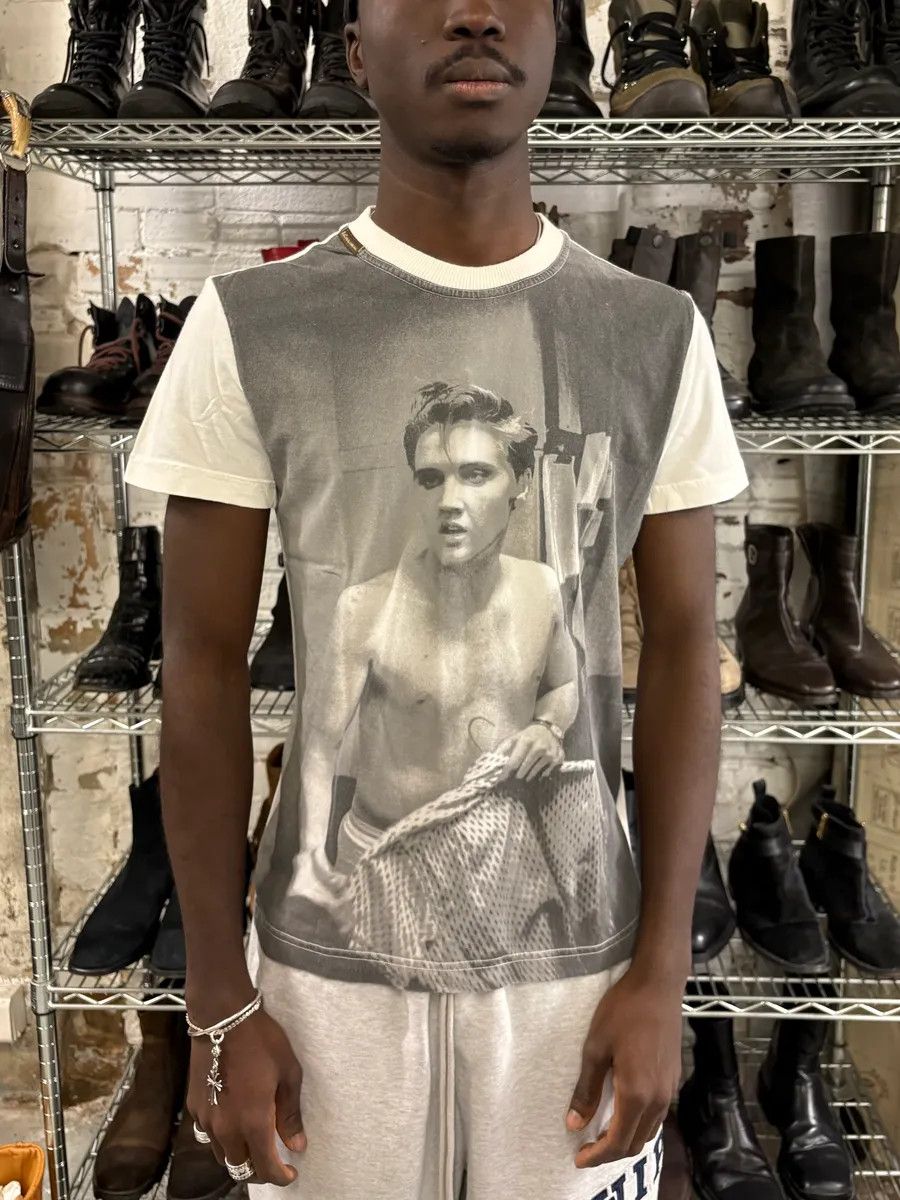 Dolce & Gabbana 2000s Dolce & Gabbana Grey & White Young Men T-Shirt Size US S / EU 44-46 / 1 - 2 Thumbnail