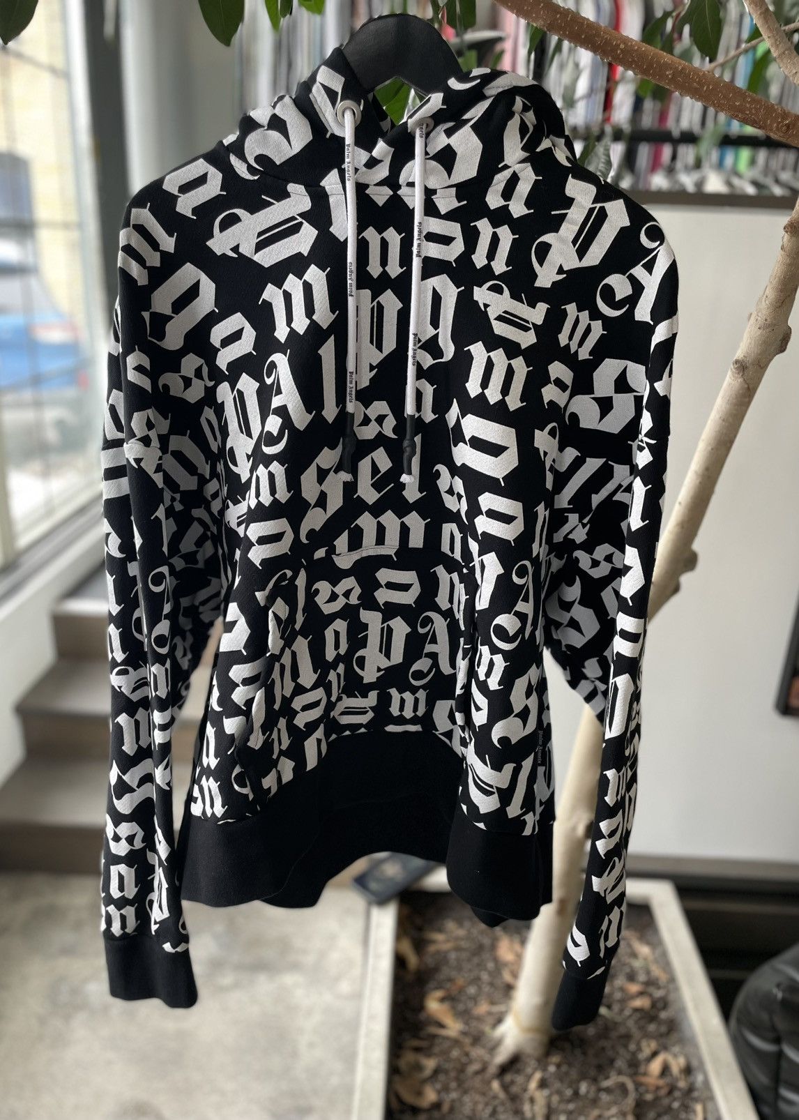 Palm Angels Palm Angels Monogram Hoodie Size US L / EU 52-54 / 3 - 3 Thumbnail