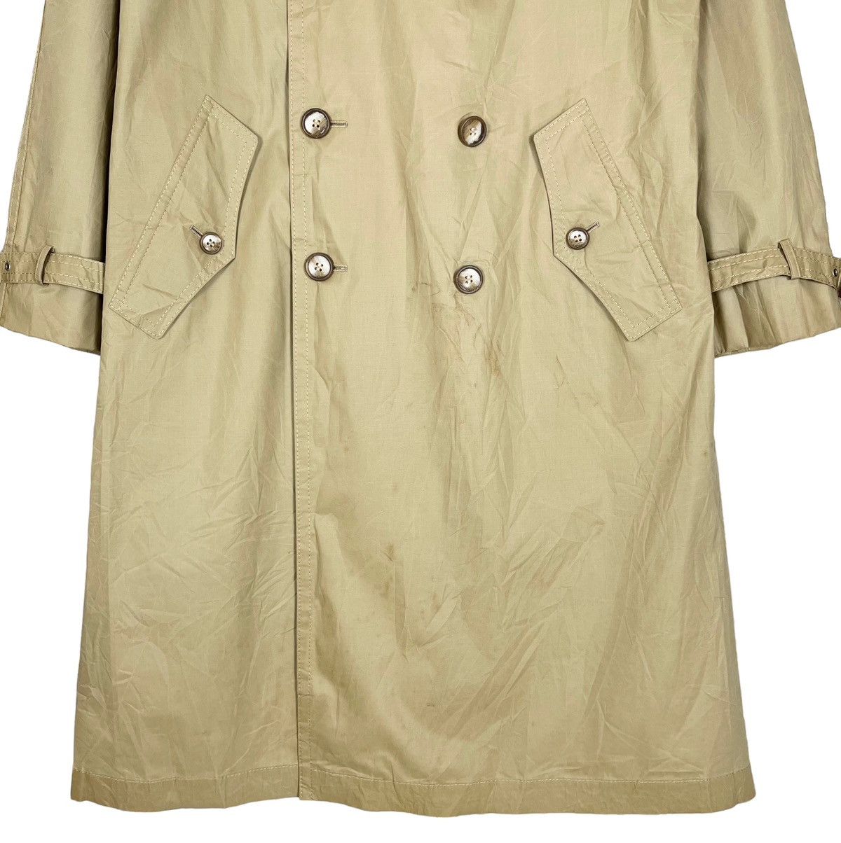 Designer × Vintage × Yves Saint Laurent Vintage YSL Yves Saint Laurent Double Breasted Trench Coat Size S / US 4 / IT 40 - 5 Thumbnail