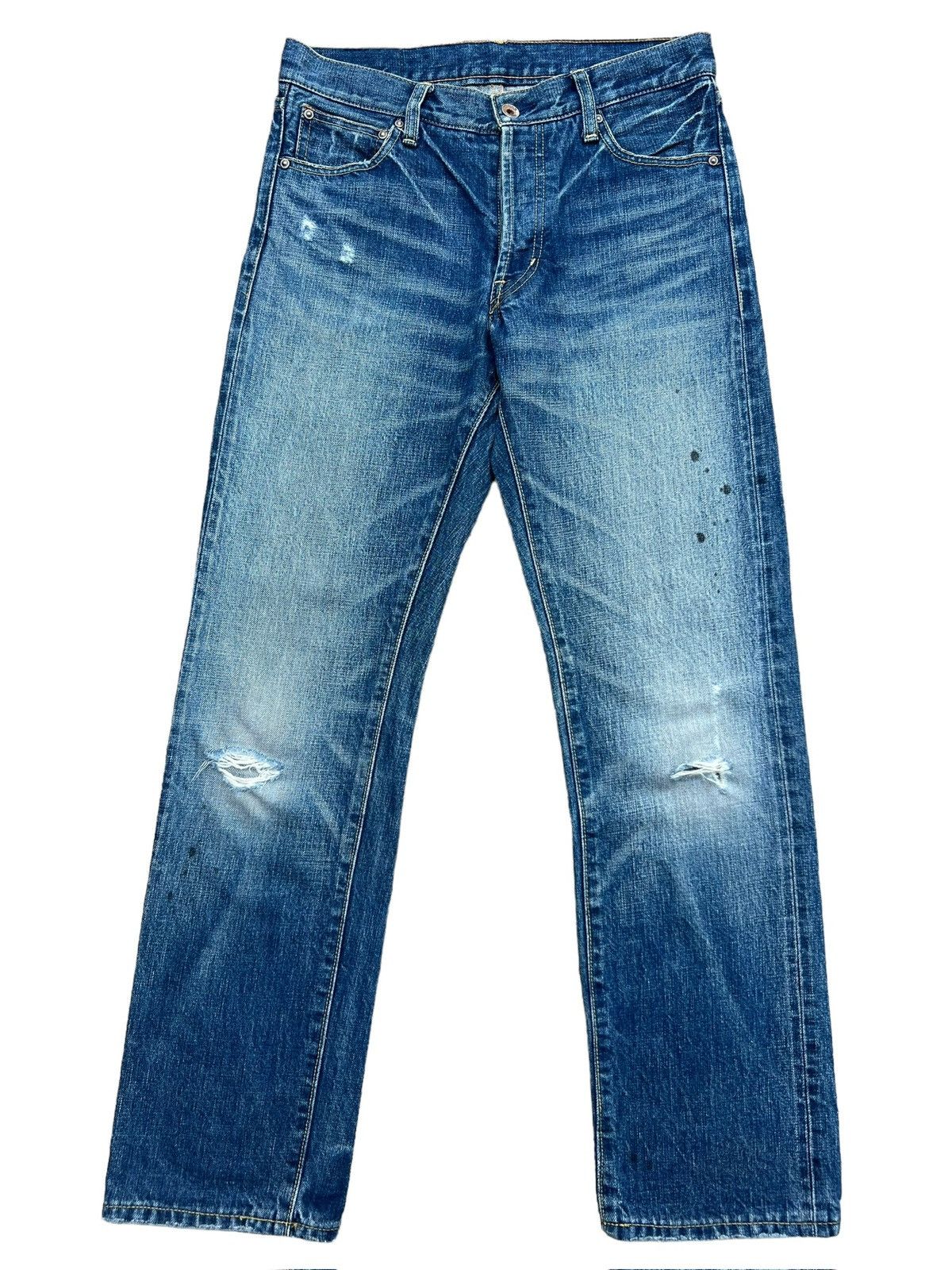 Journal Standard Selvedge Distressed Patchwork Jeans 30x30