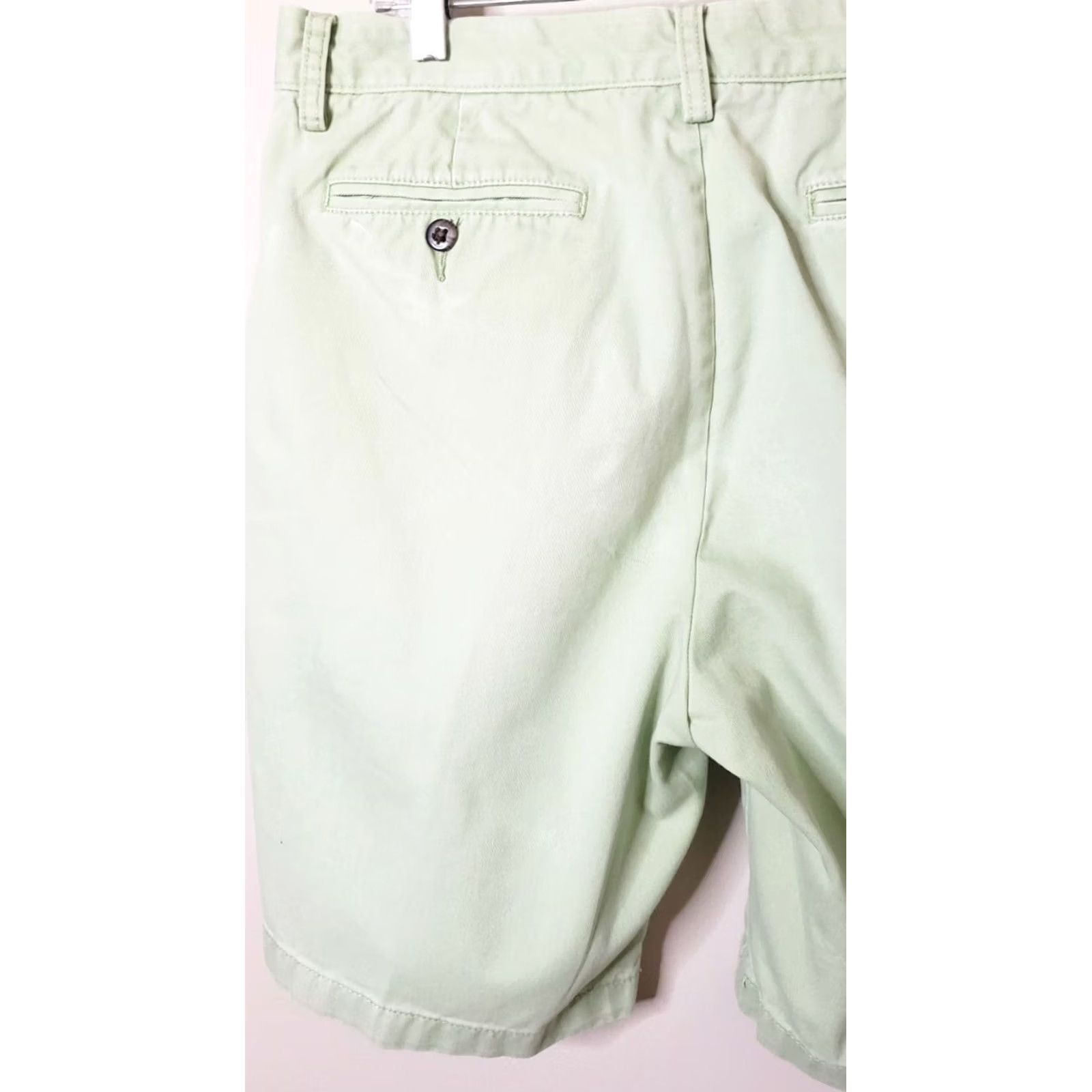 Nautica Nautica Classic Fit Men's Shorts 33" Waist 9" Inseam Mint Green 100% Cotton EUC Shorts Mens Regular Waist 33 Green Mint NAUTICA Size US 33 - 7 Thumbnail