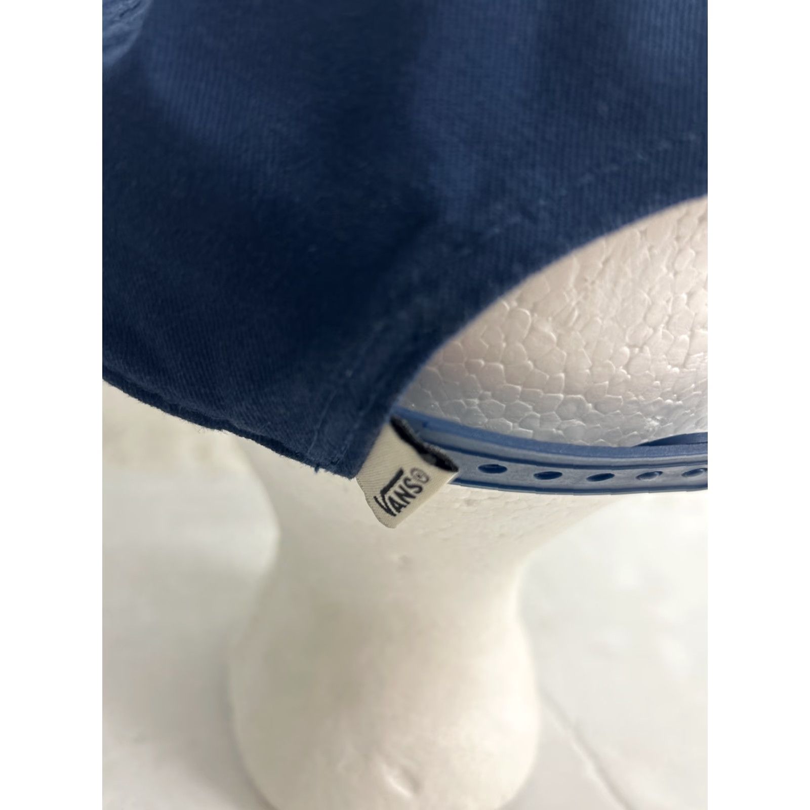 Vans VANS Snap Back Hat Navy Blue Adjustable V Embroidered Men One Size Blue Snapback Cap Size ONE SIZE - 7 Thumbnail