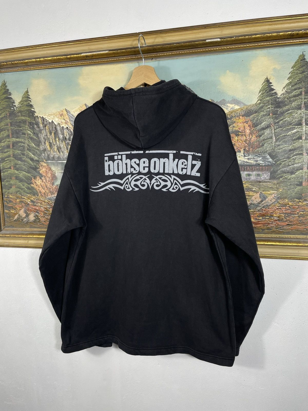 Band Tees × Vintage Bohse Onkelz Sweatshirt Punk Heavy Metal Merch Band Retro Size US L / EU 52-54 / 3 - 6 Thumbnail