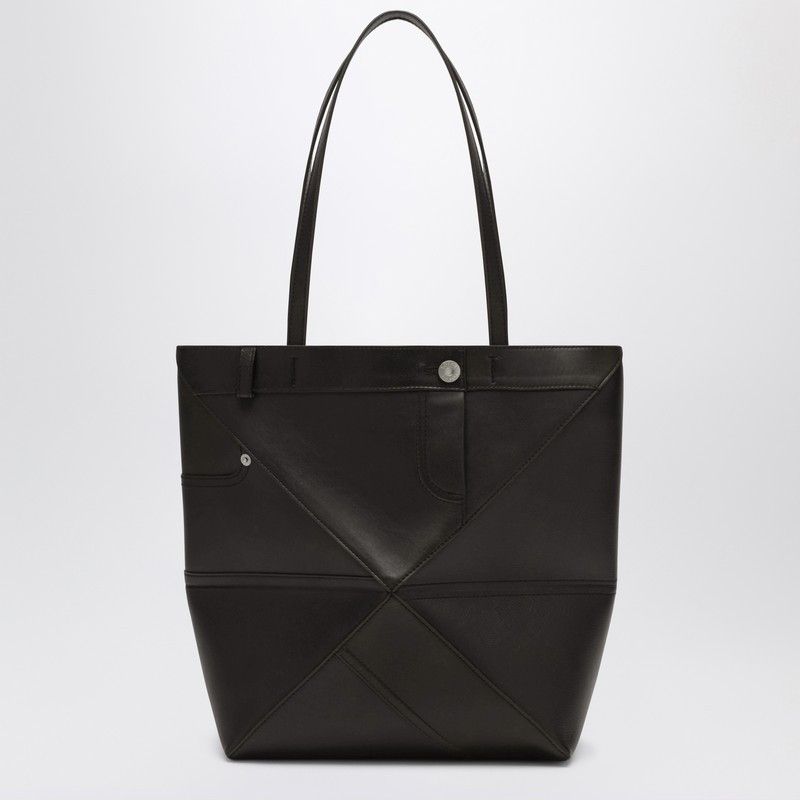Loewe Loewe Medium Puzzle Fold Panta Tote Bag In Vintage Brown Size ONE SIZE - 1 Thumbnail