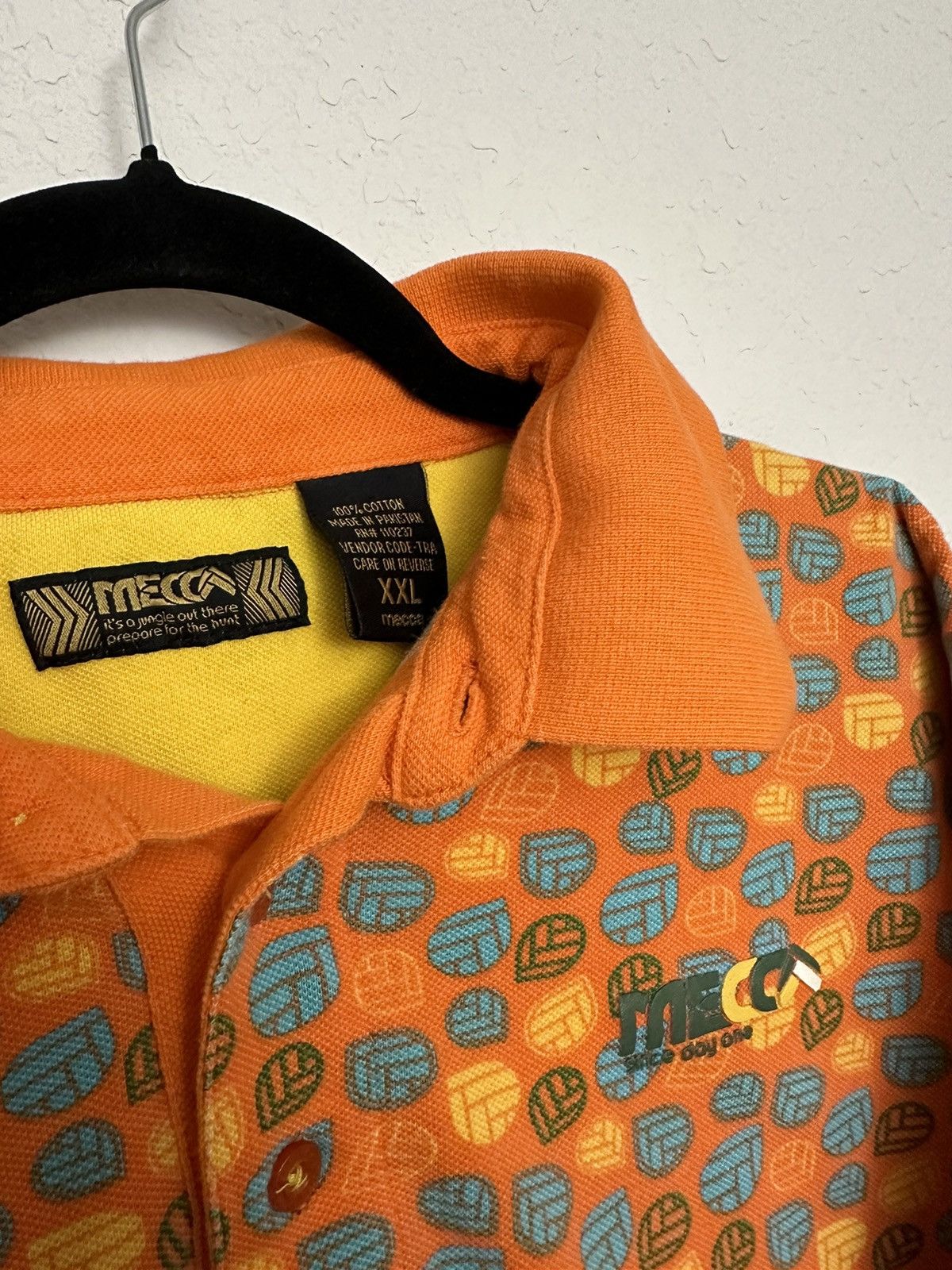 Mecca Vintage Y2K Mecca Polo Collared Golf Shirt Short Sleeve XXL Size US XXL / EU 58 / 5 - 3 Thumbnail