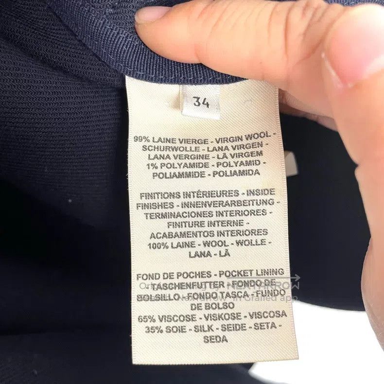 Hermes Hermes Cashmere Coat, Classic Collar Design, Leather Trim Size XXS / US 00 / IT 34 - 8 Thumbnail