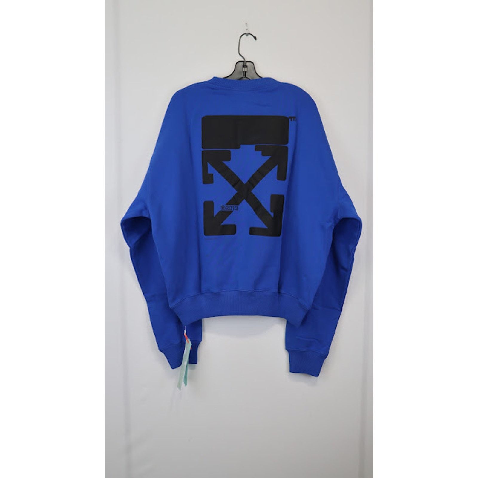 Off-White o1rshd1 Tech Marker Over Crewneck in Blue Black Size US S / EU 44-46 / 1 - 1 Thumbnail