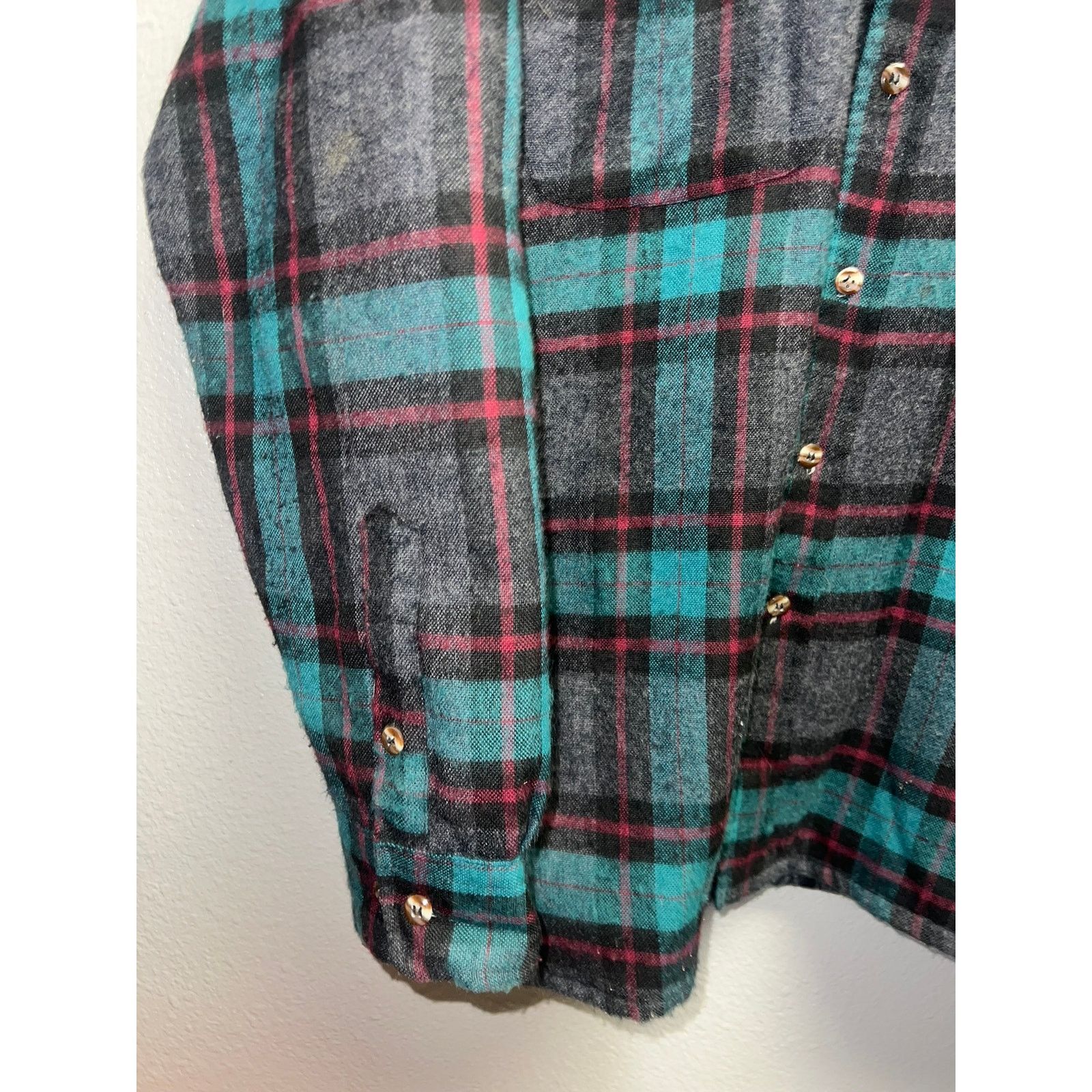 Vintage Vintage Trail's End Flannel Shirt Quilted Lined Plaid VTG L Size US L / EU 52-54 / 3 - 5 Thumbnail